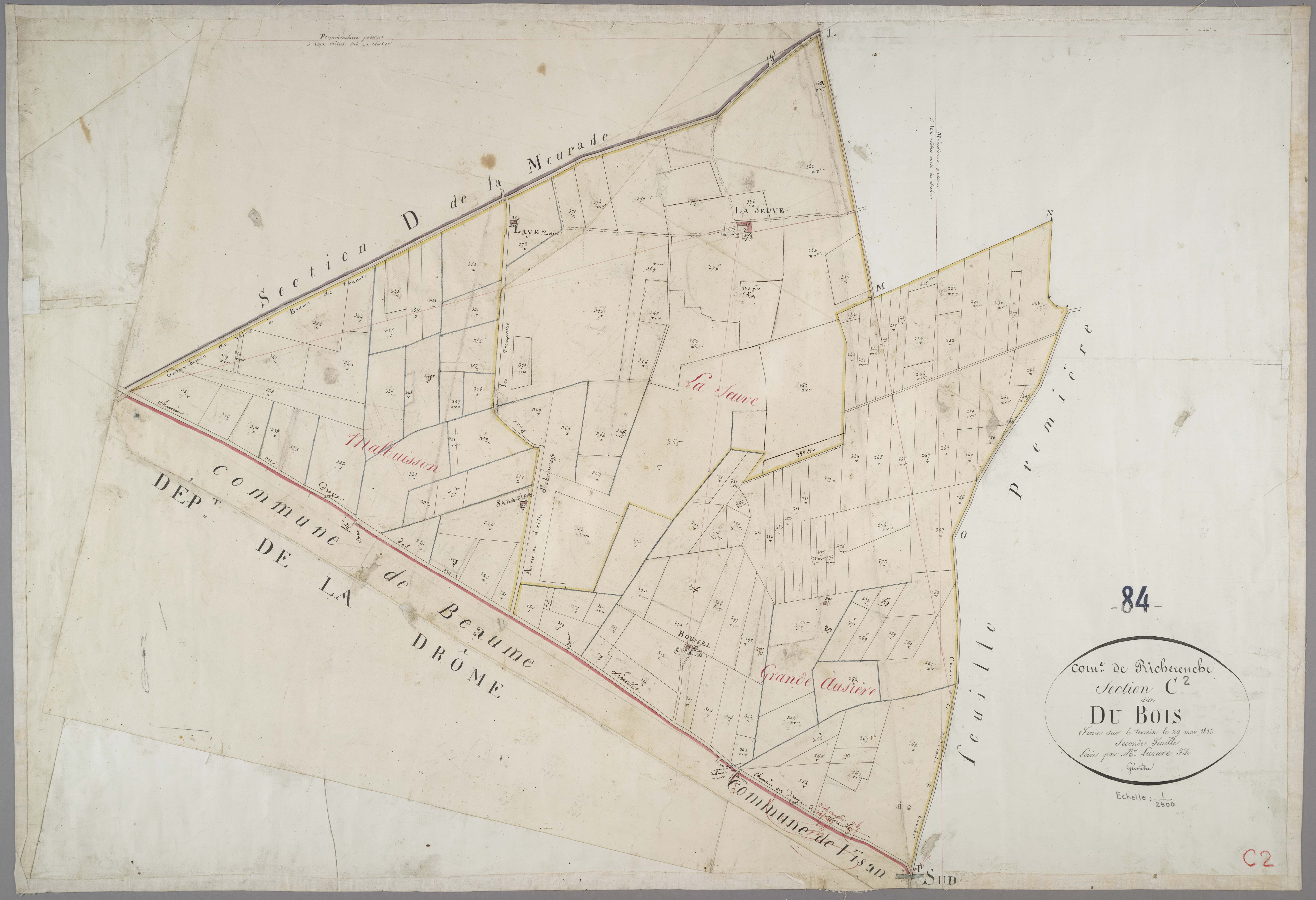 Richerenches - Feuille 2