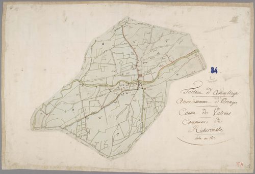 Richerenches - Tableau d'assemblage