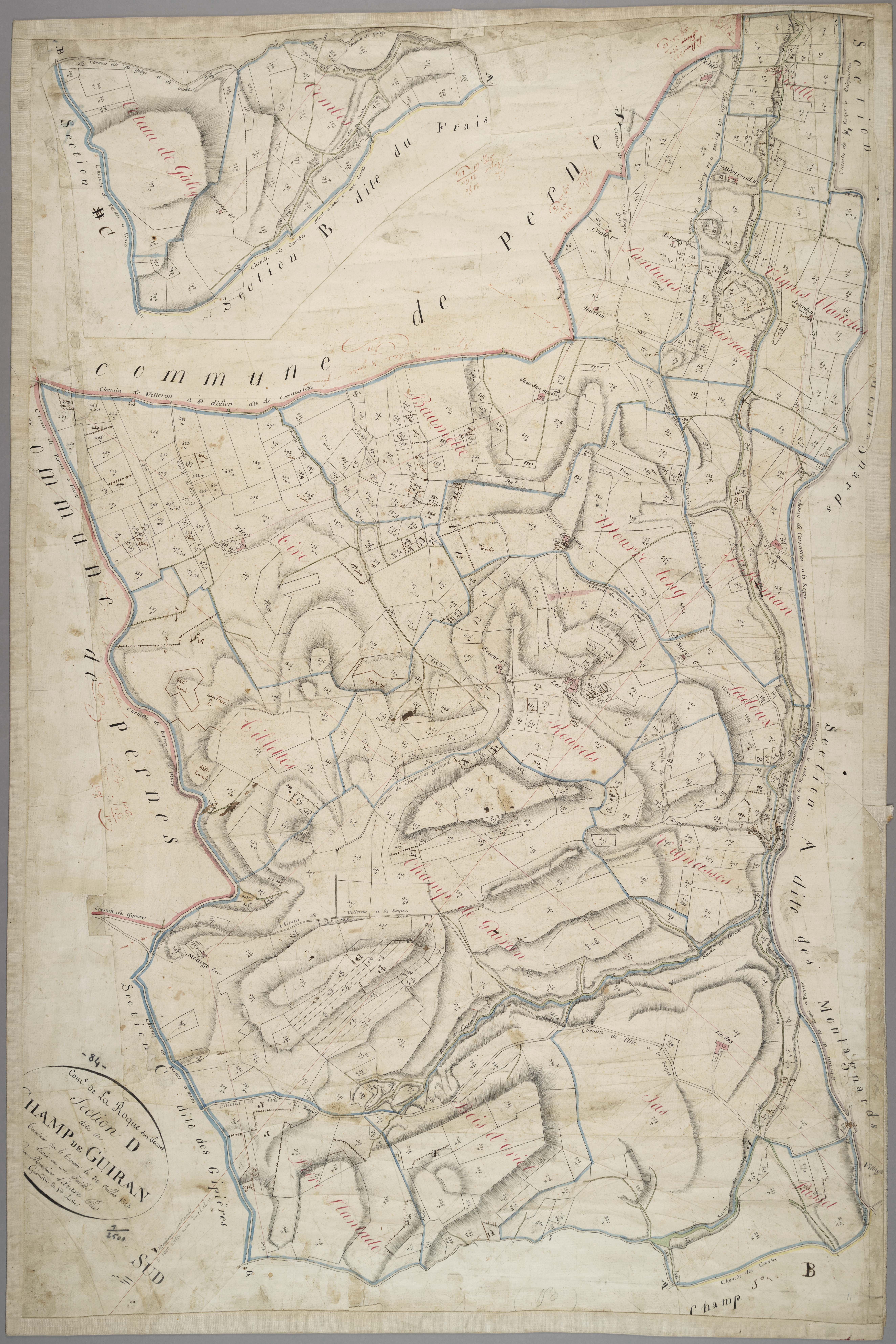 La Roque-sur-Pernes - Feuille unique
