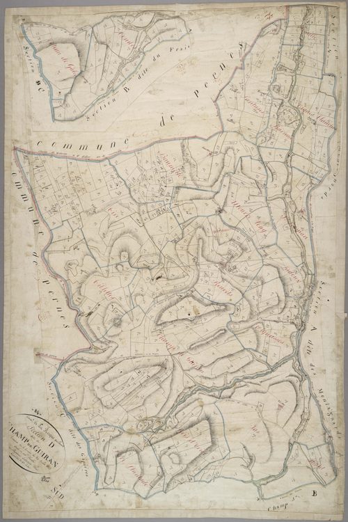 La Roque-sur-Pernes - Feuille unique