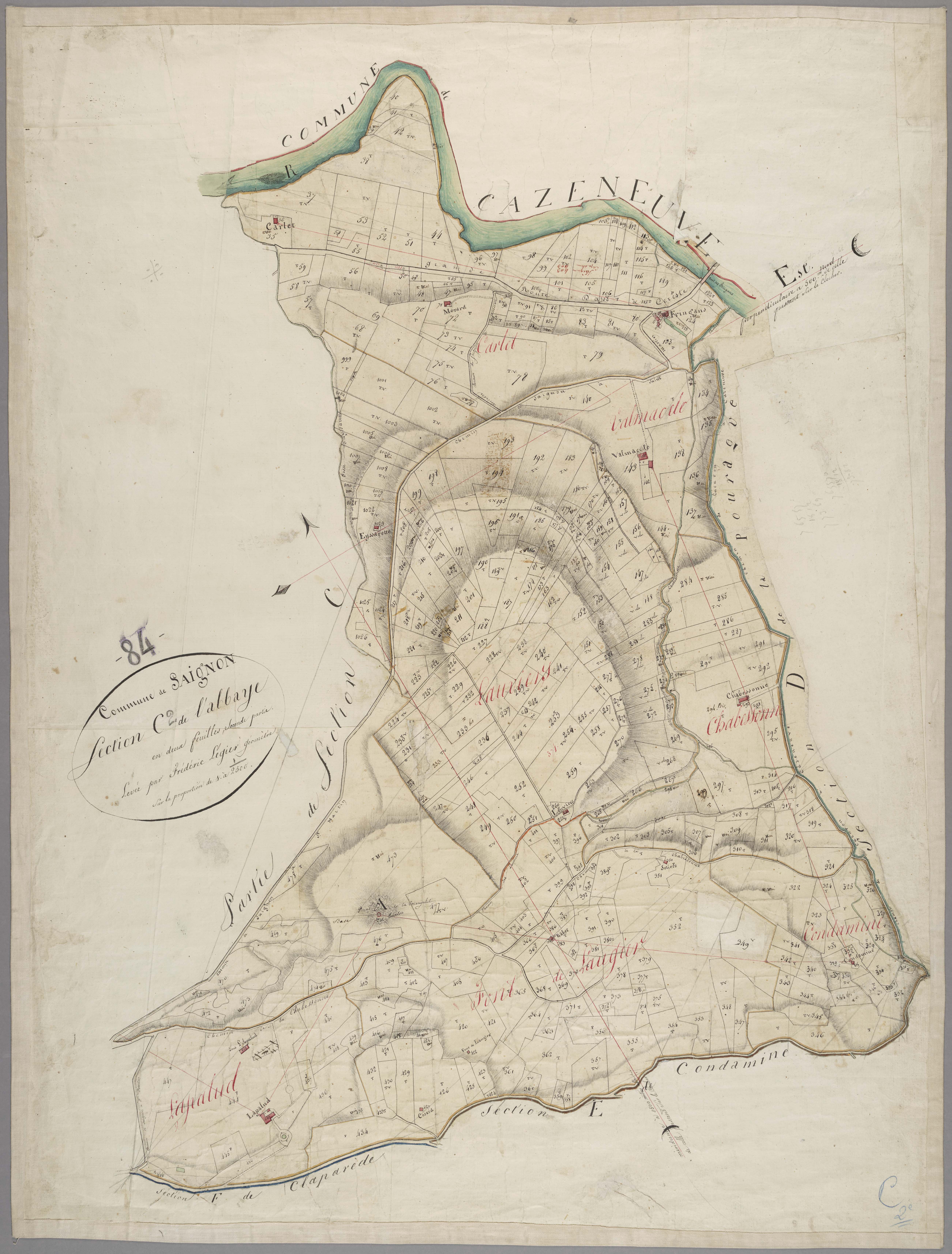 Saignon - Feuille 2