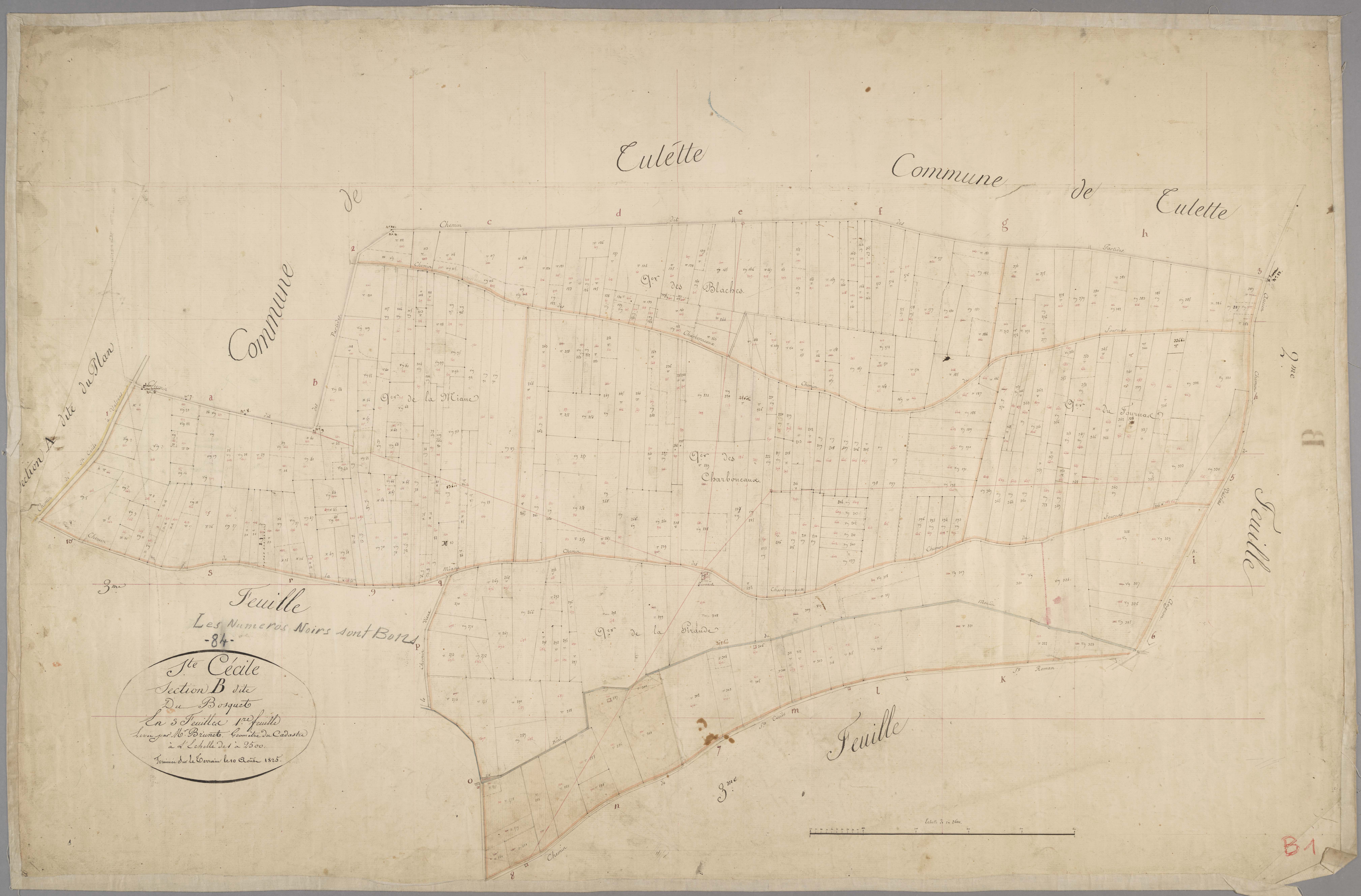 Sainte-Cécile-les-Vignes - Feuille 1