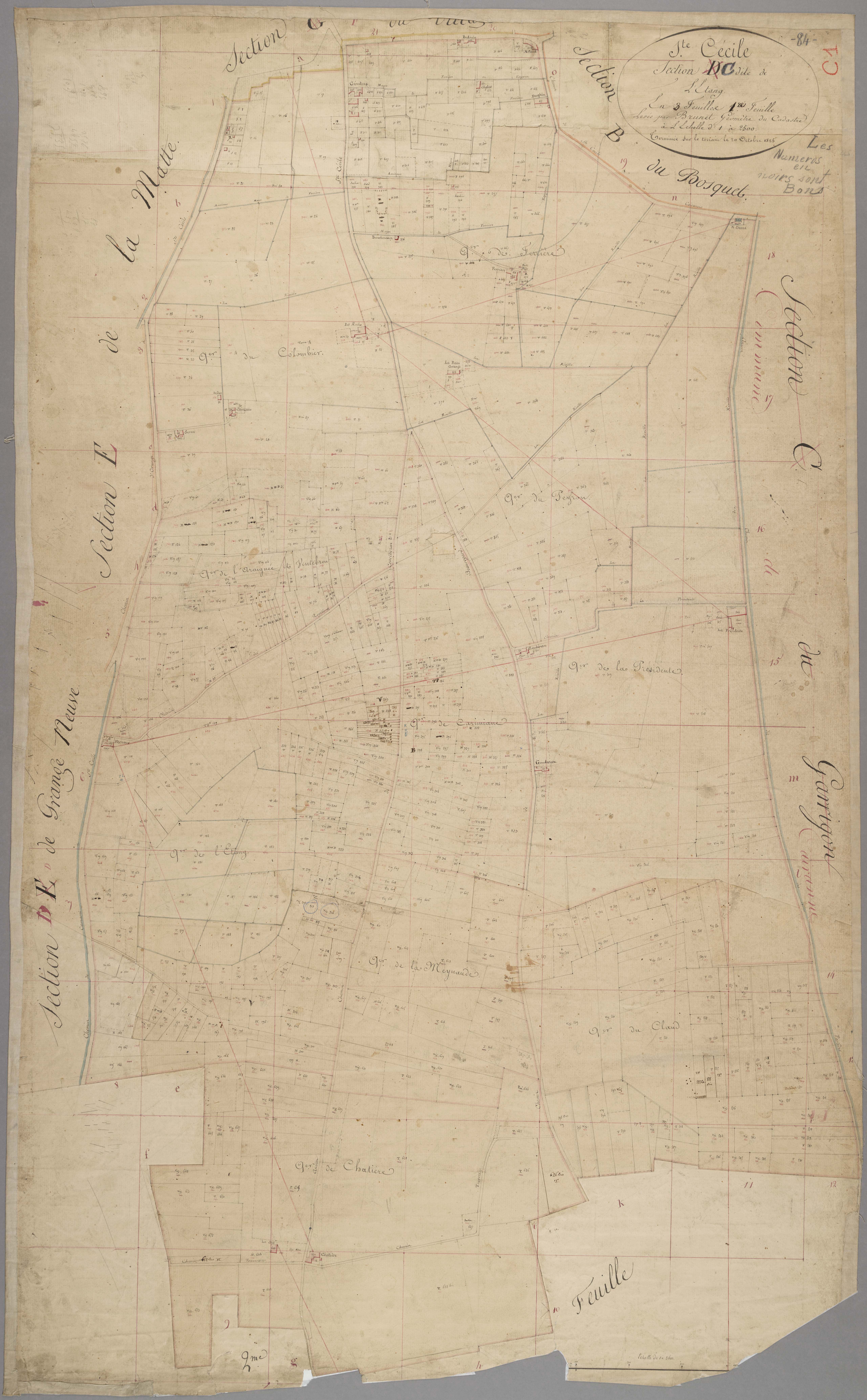 Sainte-Cécile-les-Vignes - Feuille 1