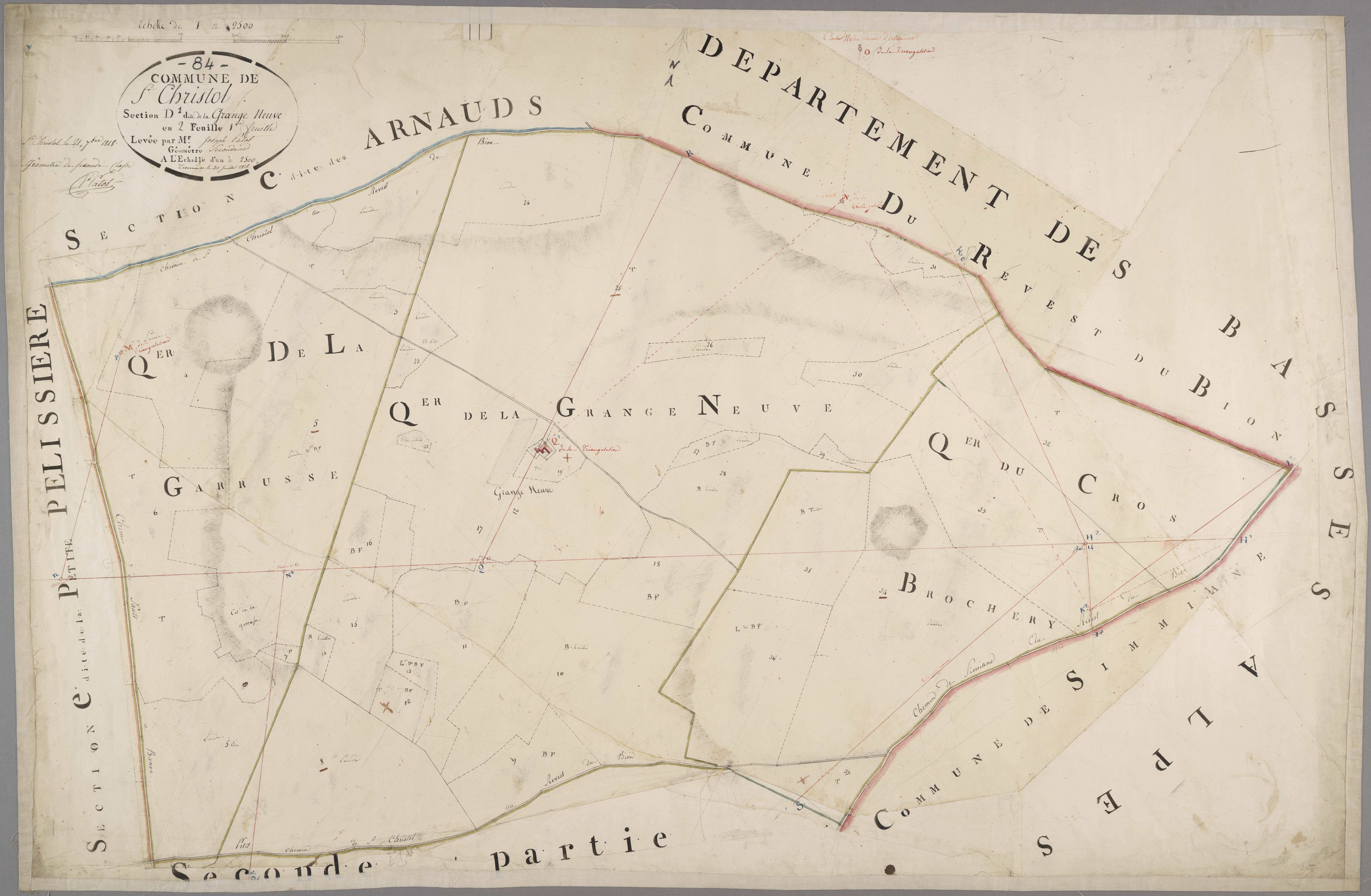 Saint-Christol - Feuille 1