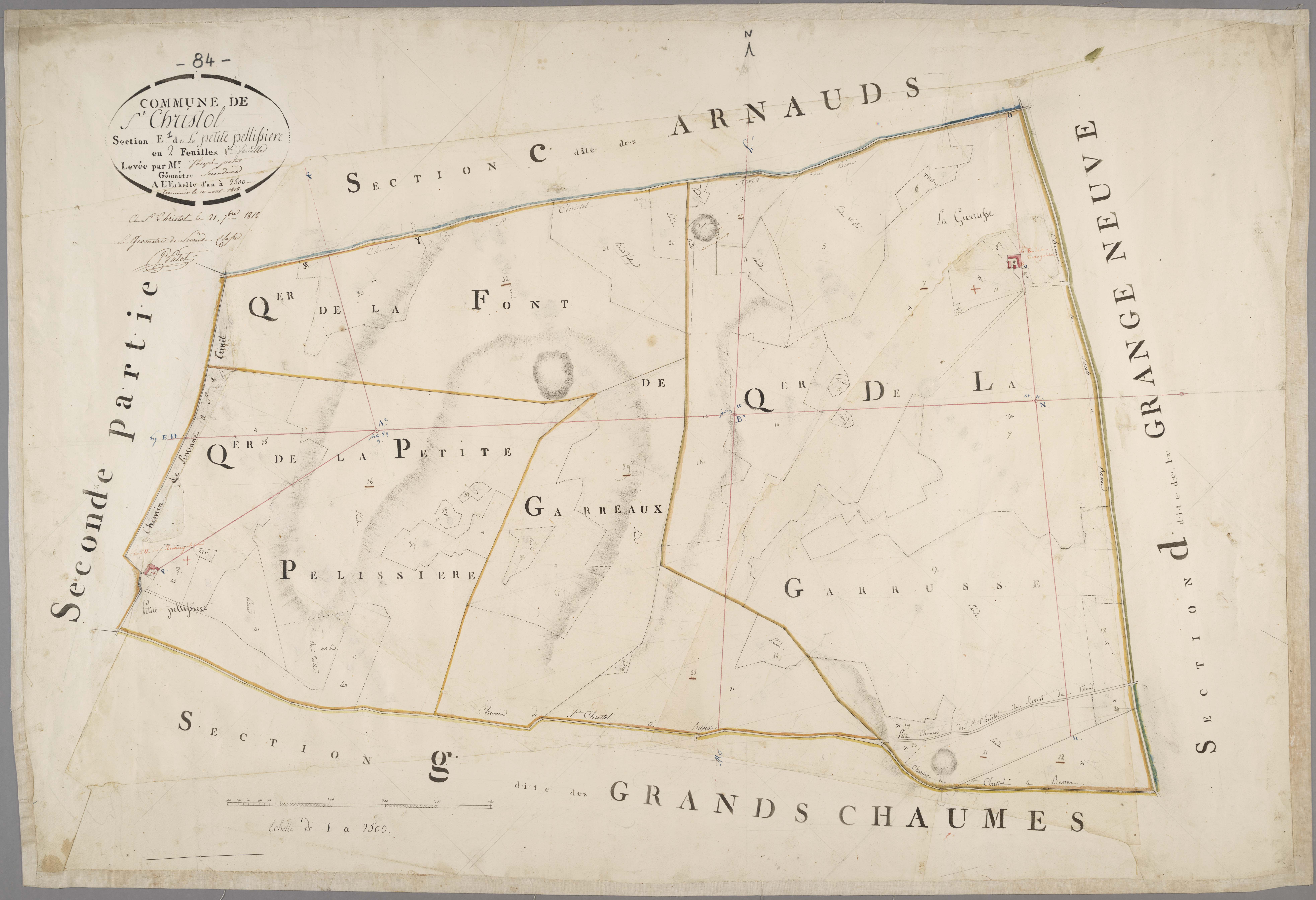 Saint-Christol - Feuille 1