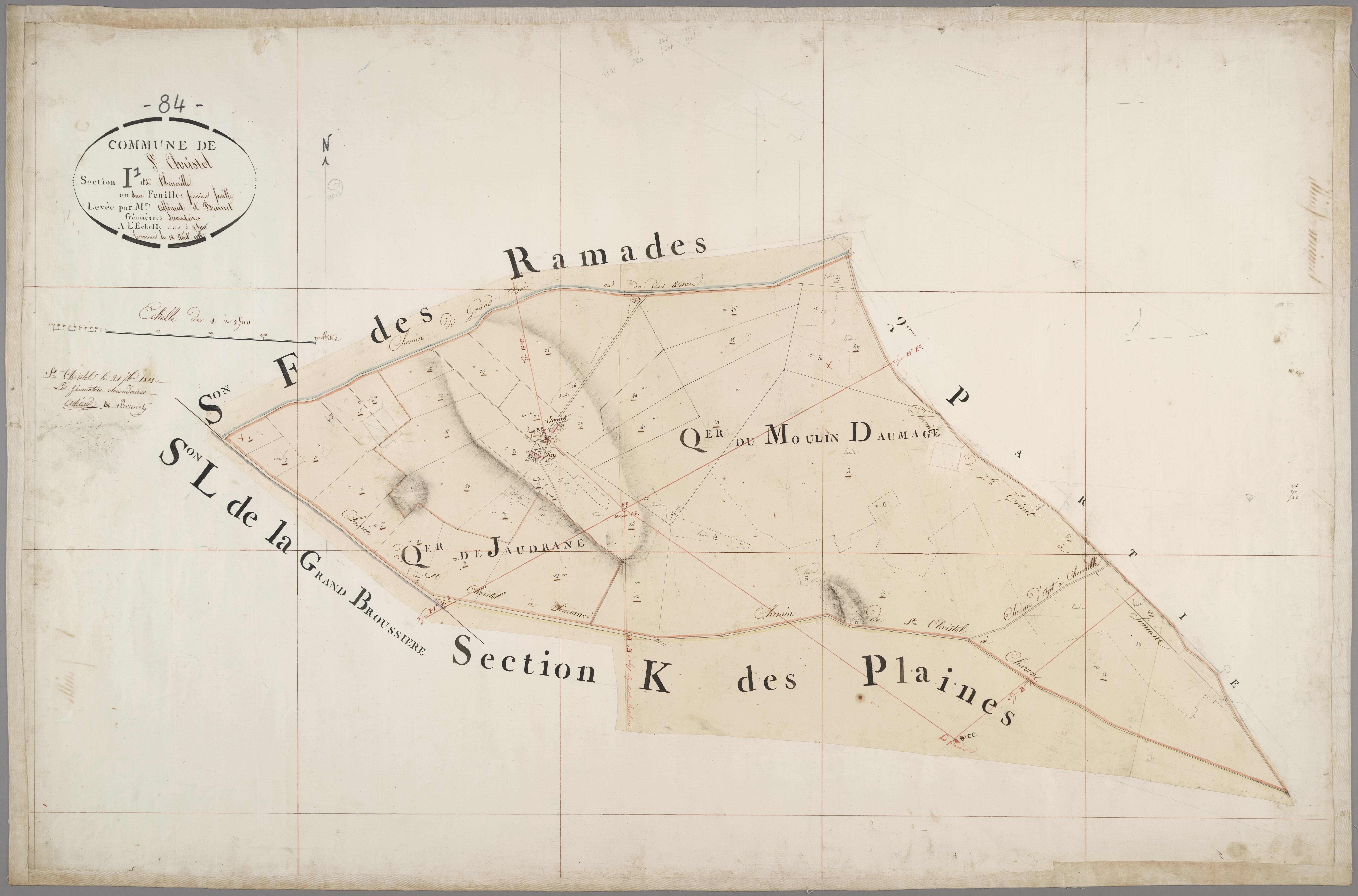 Saint-Christol - Feuille 1