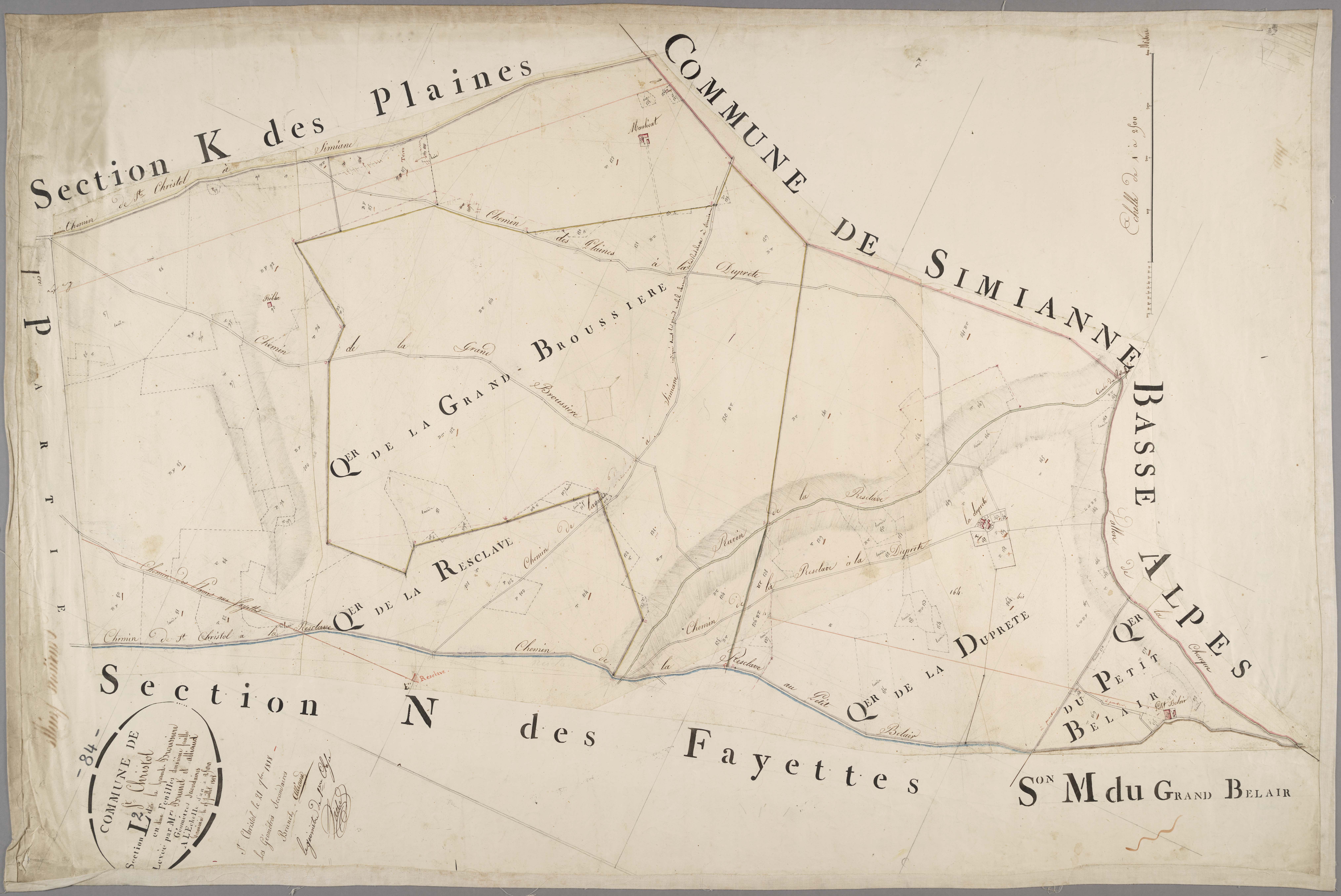Saint-Christol - Feuille 2