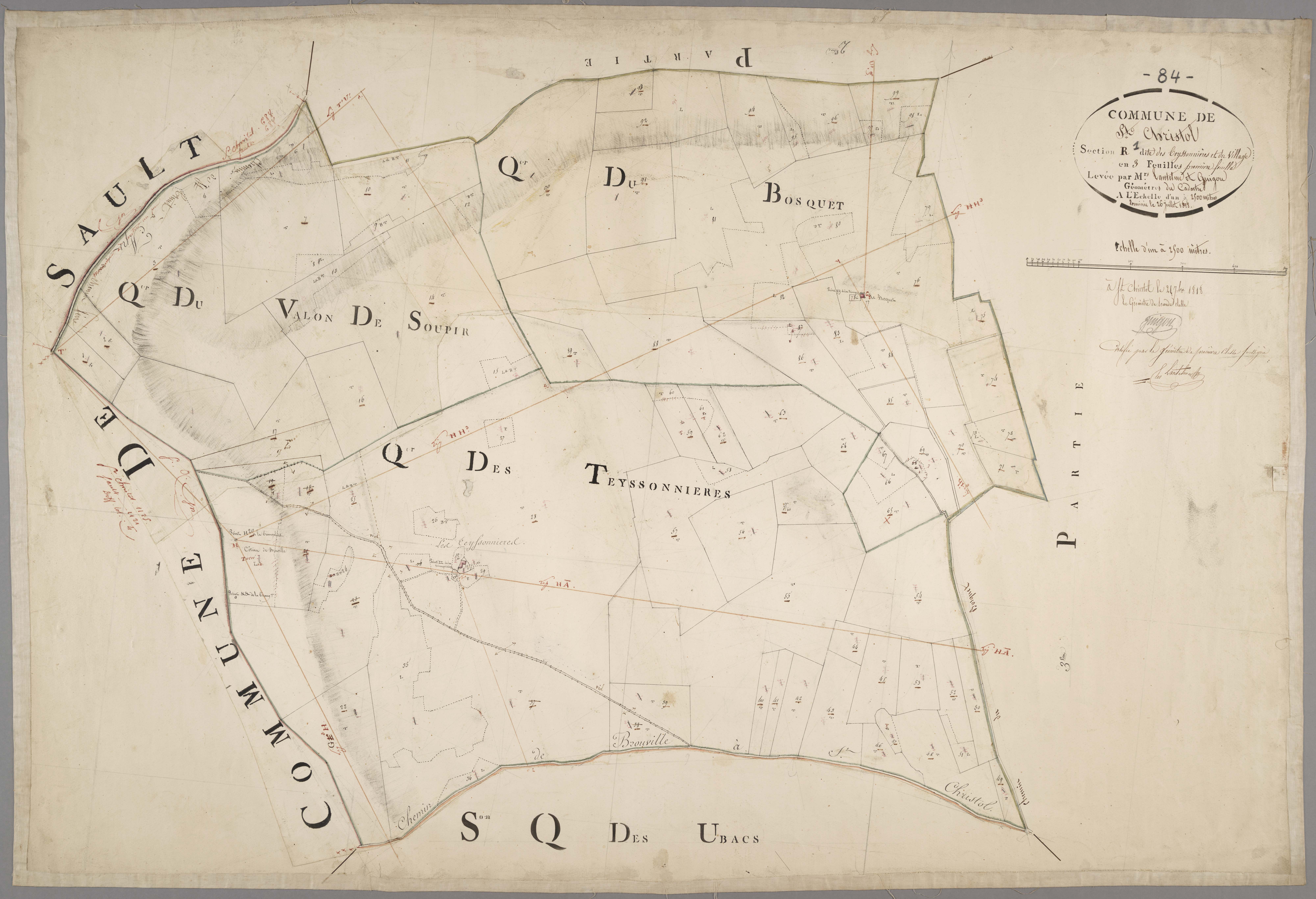 Saint-Christol - Feuille 1