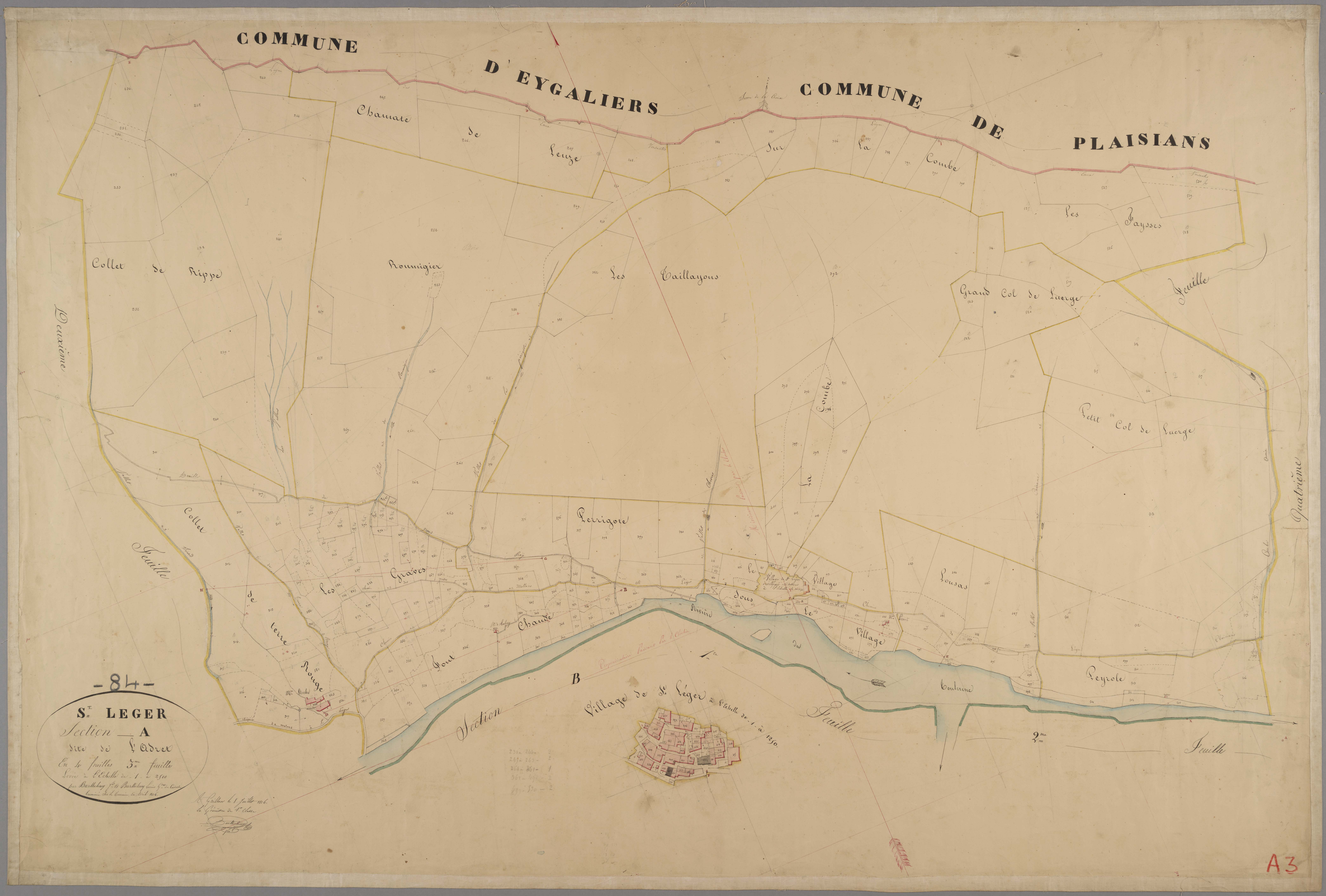 Saint-Léger-du-Ventoux - Feuille 3