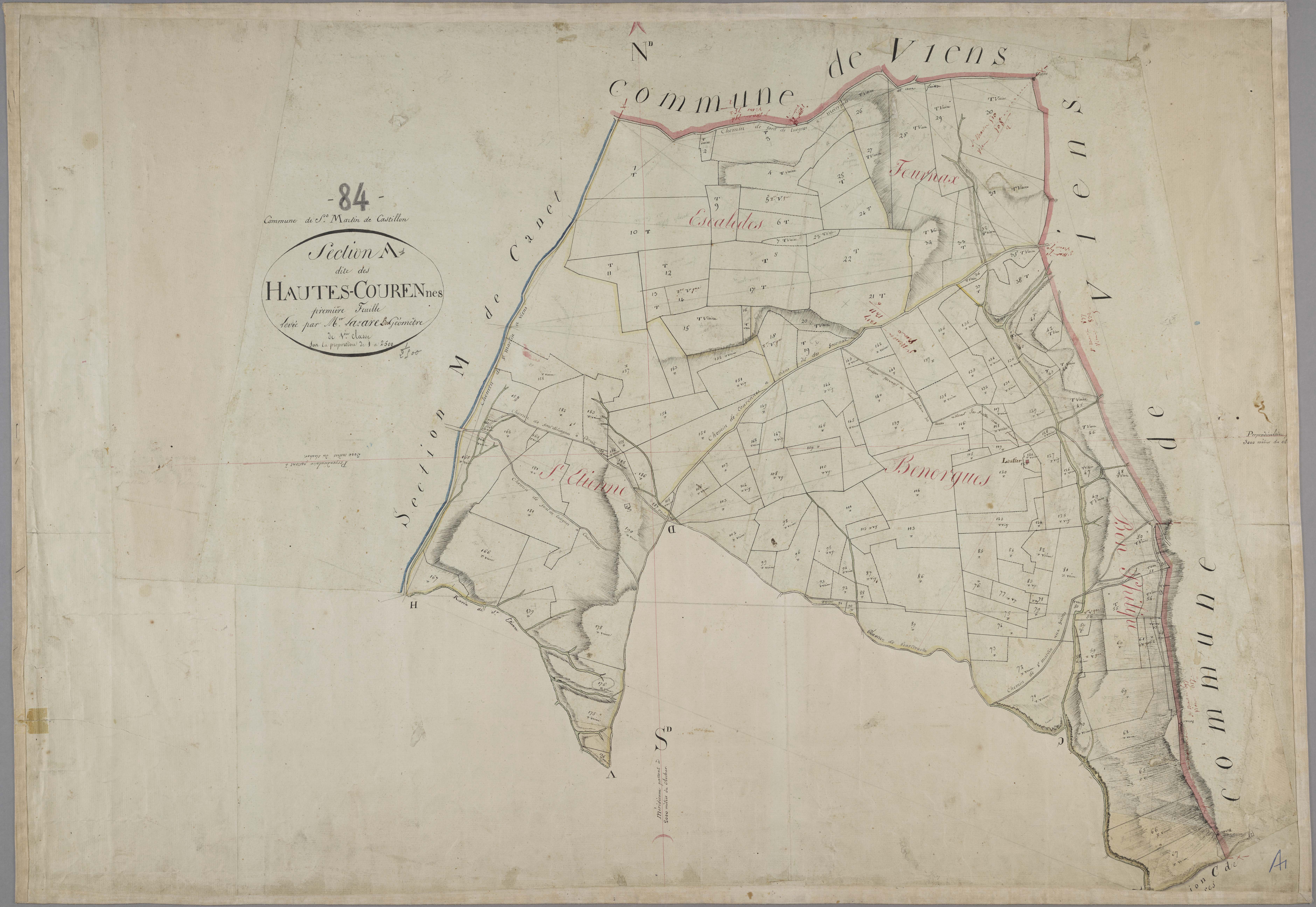 Saint-Martin-de-Castillon - Feuille 1