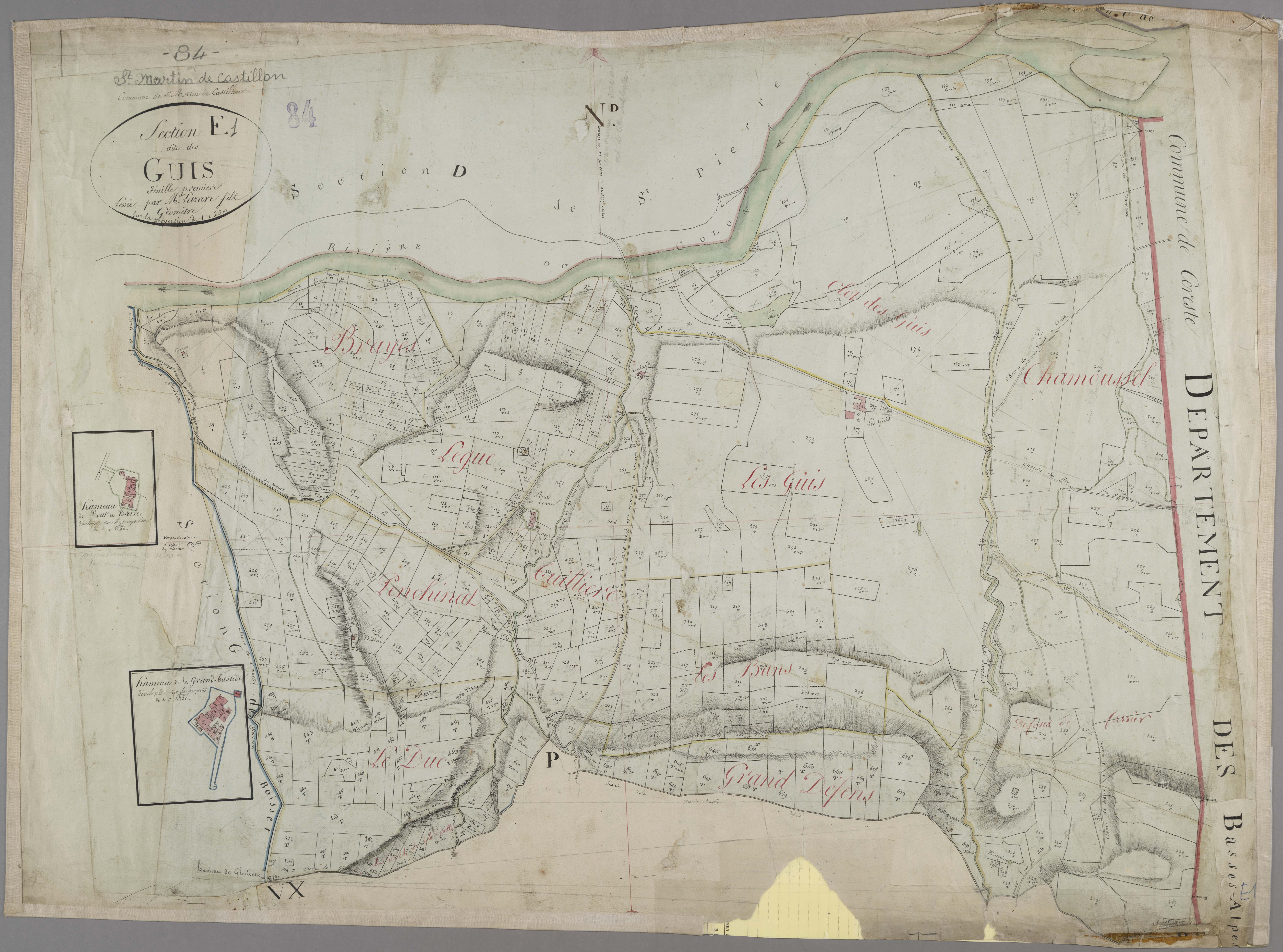 Saint-Martin-de-Castillon - Feuille 1