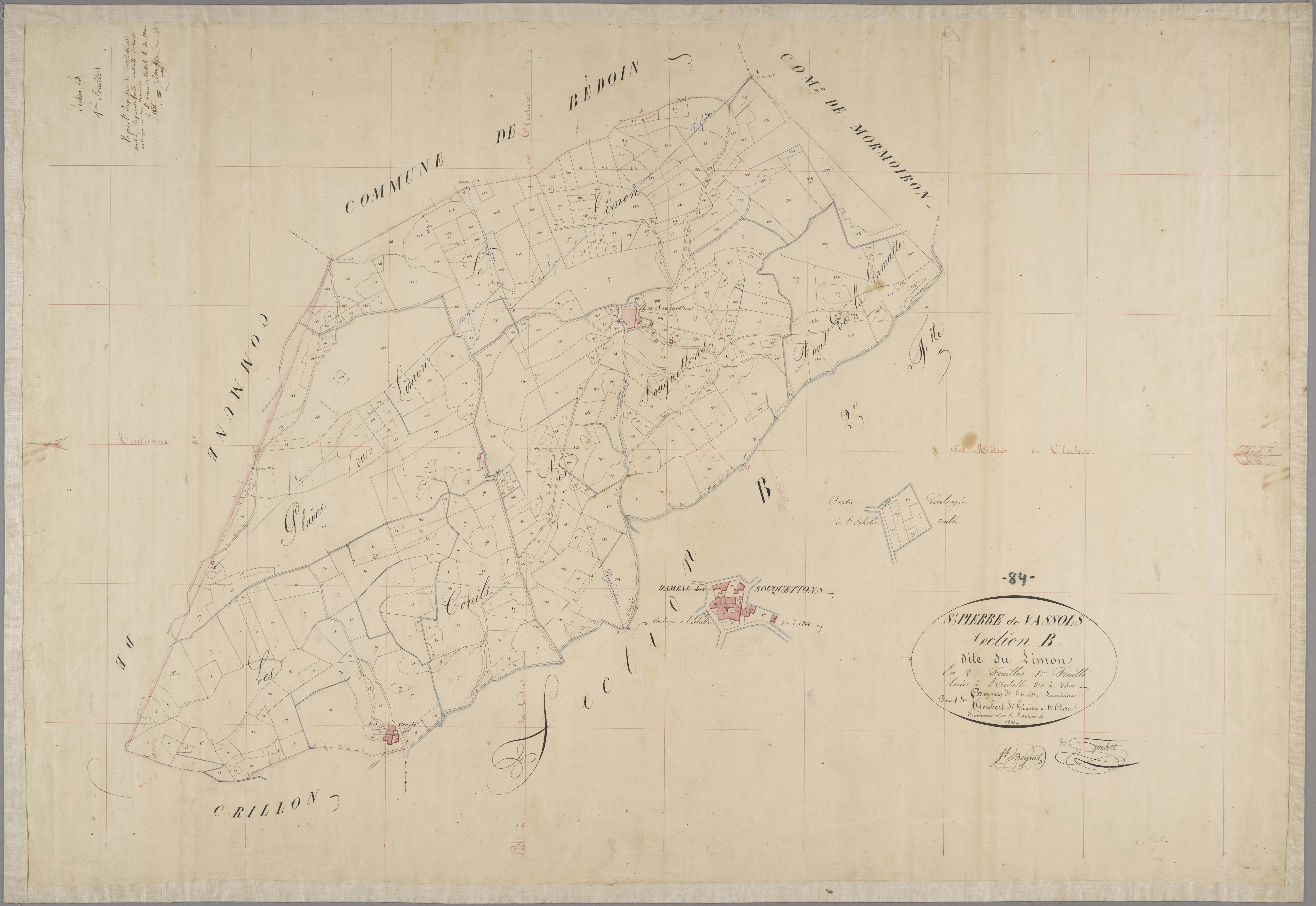 Saint-Pierre-de-Vassols - Feuille 1