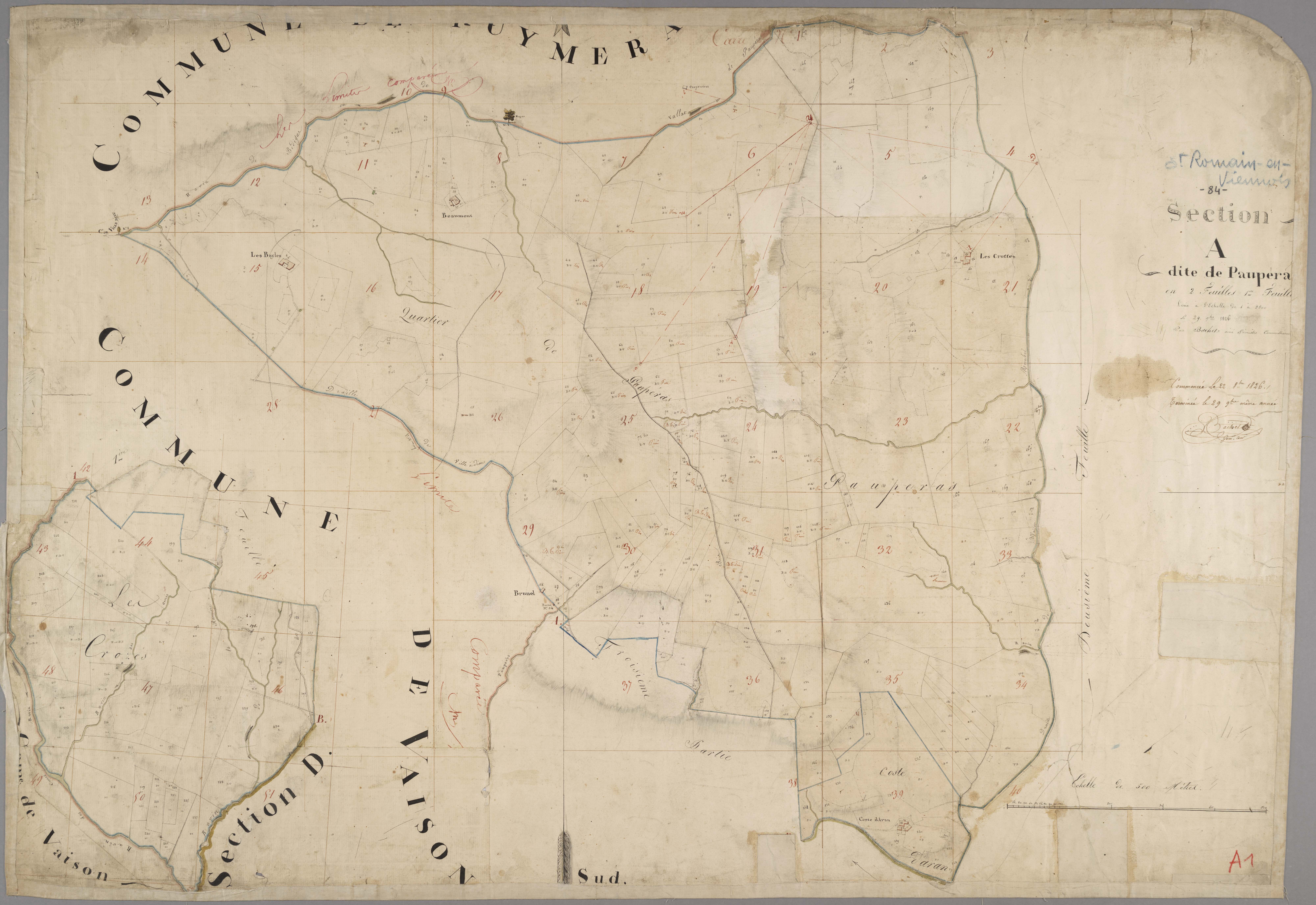 Saint-Romain-en-Viennois - Feuille 1