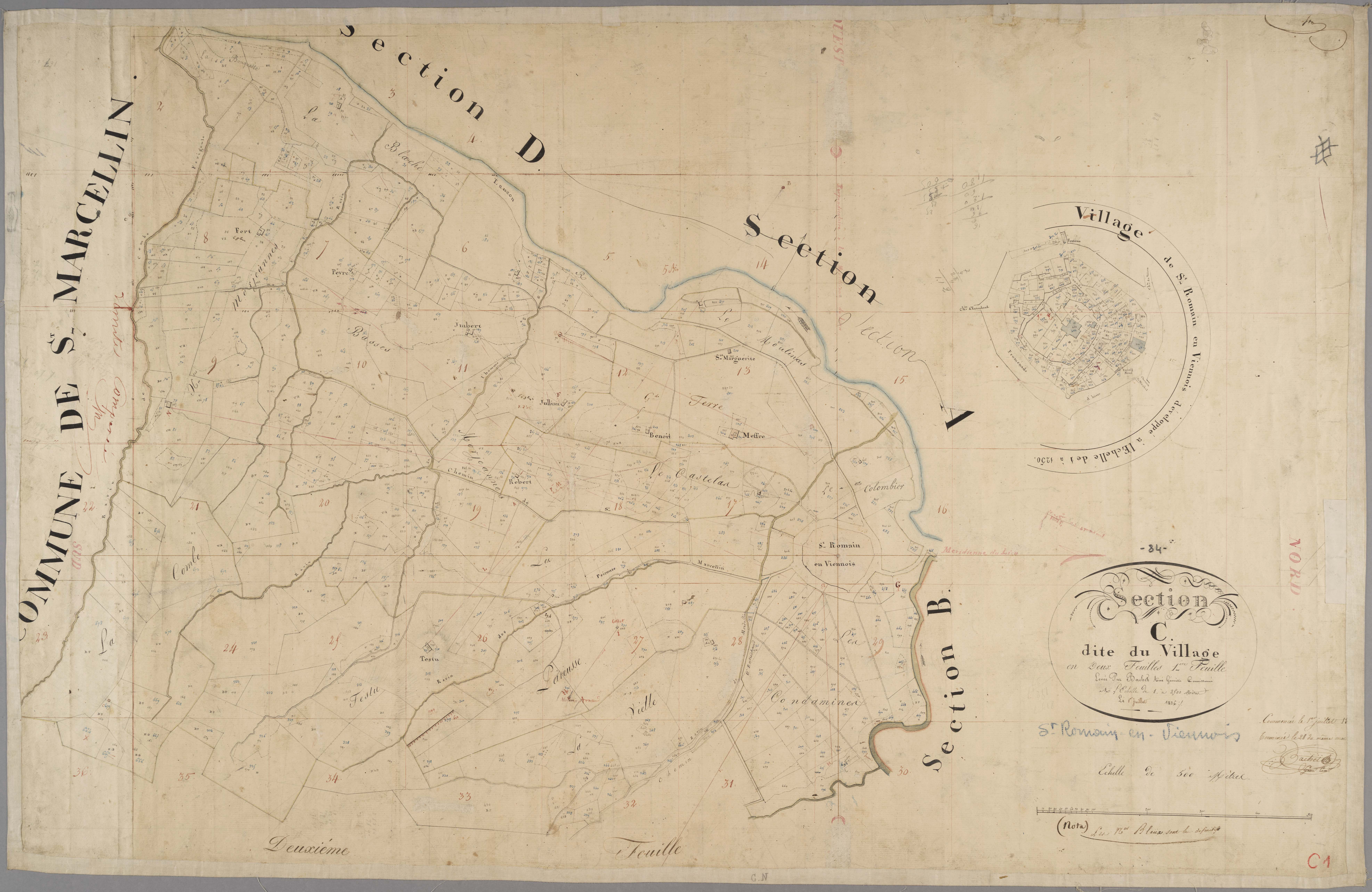 Saint-Romain-en-Viennois - Feuille 1