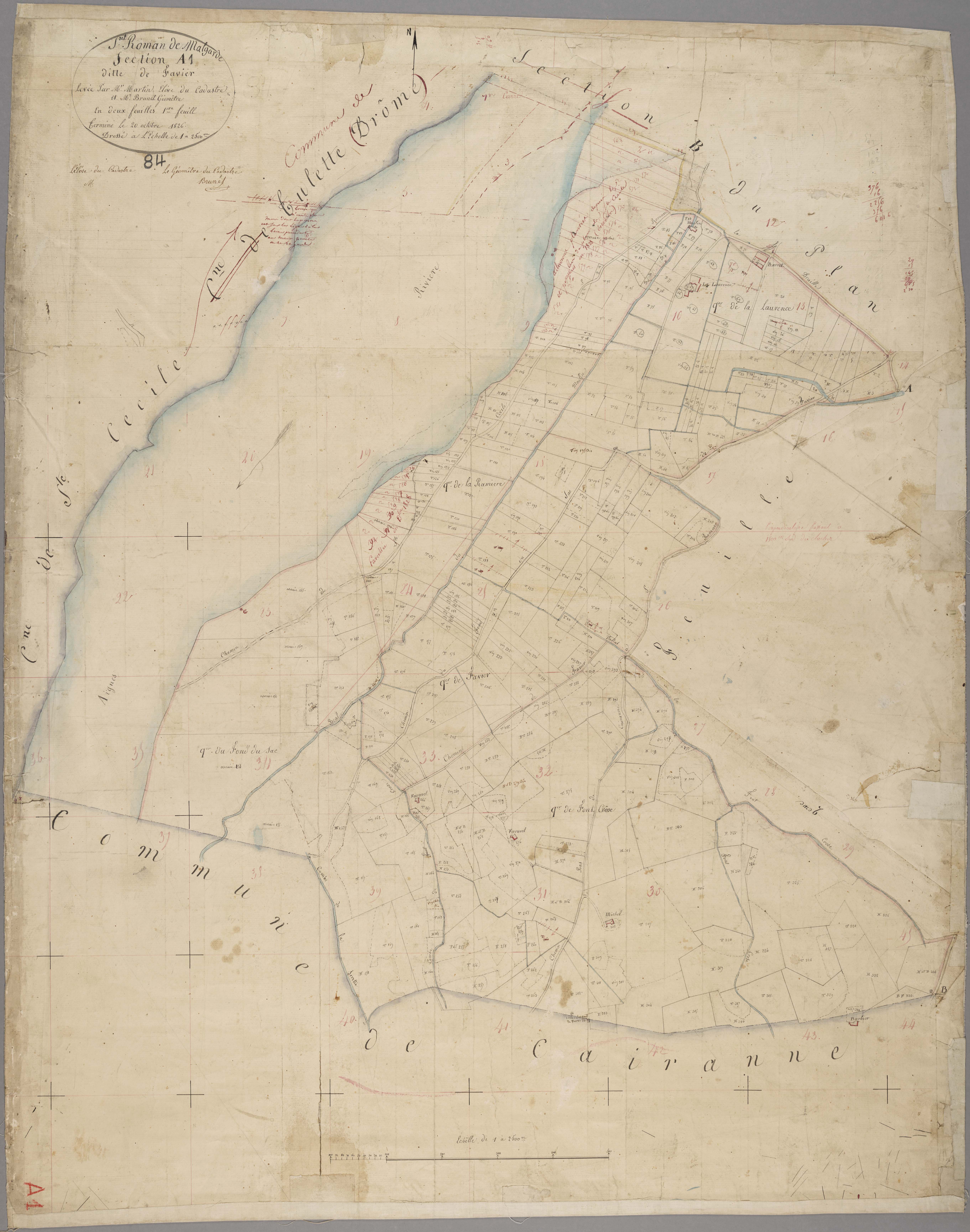 Saint-Roman-de-Malegarde - Feuille 1