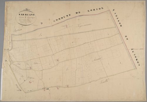 Sarrians - Feuille 1