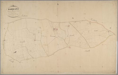 Sarrians - Feuille 3