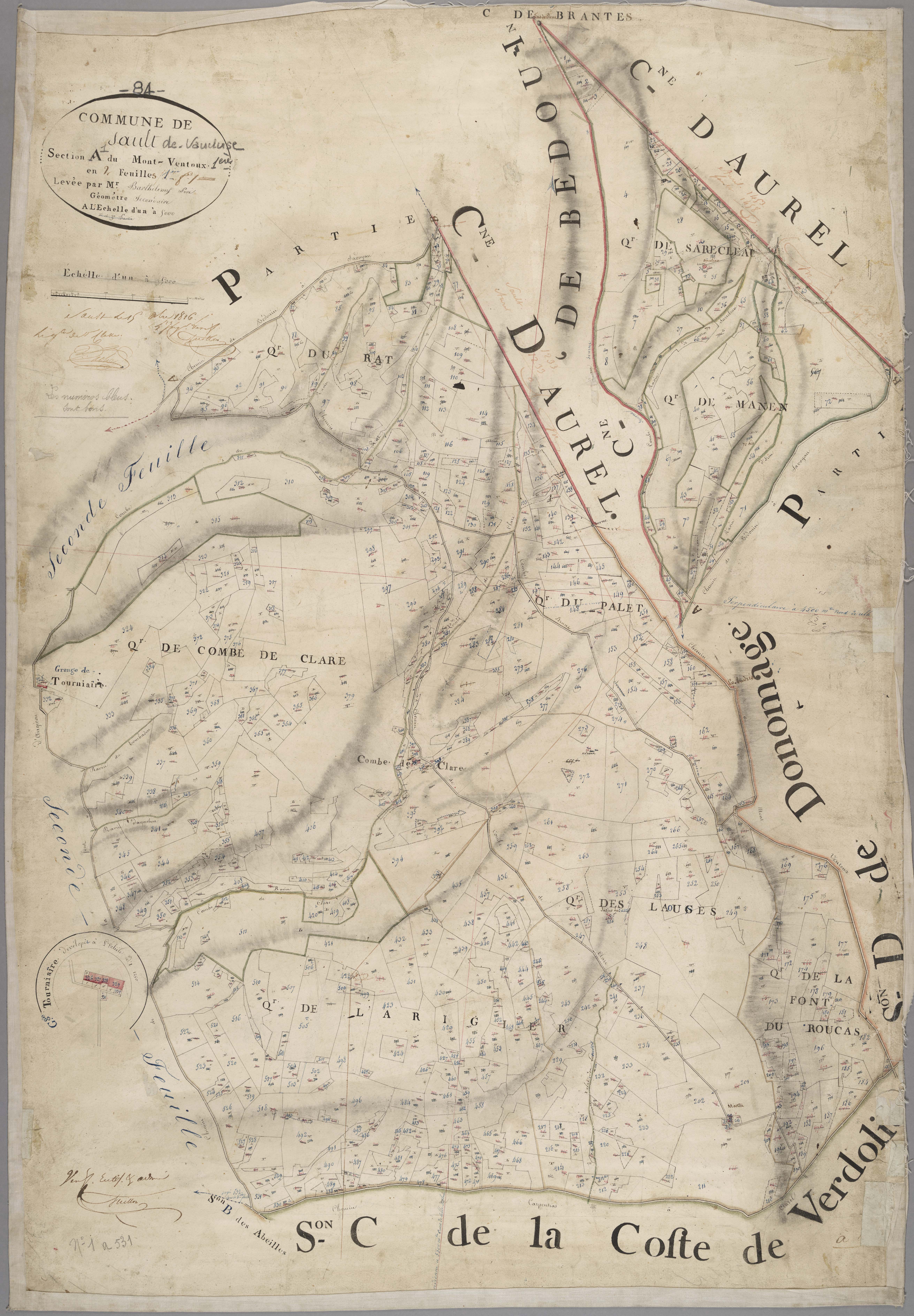 Sault - Feuille 1