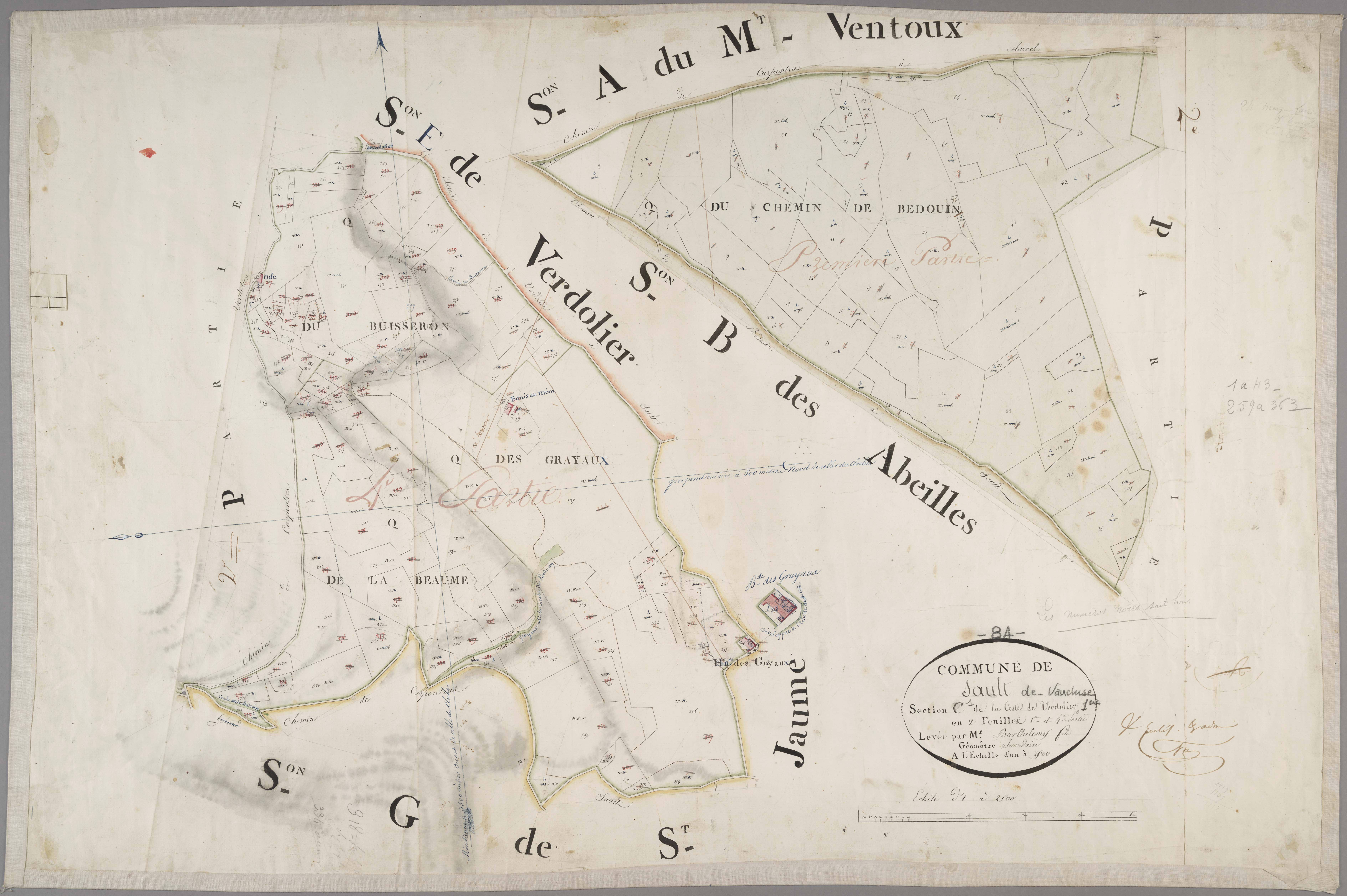 Sault - Feuille 1