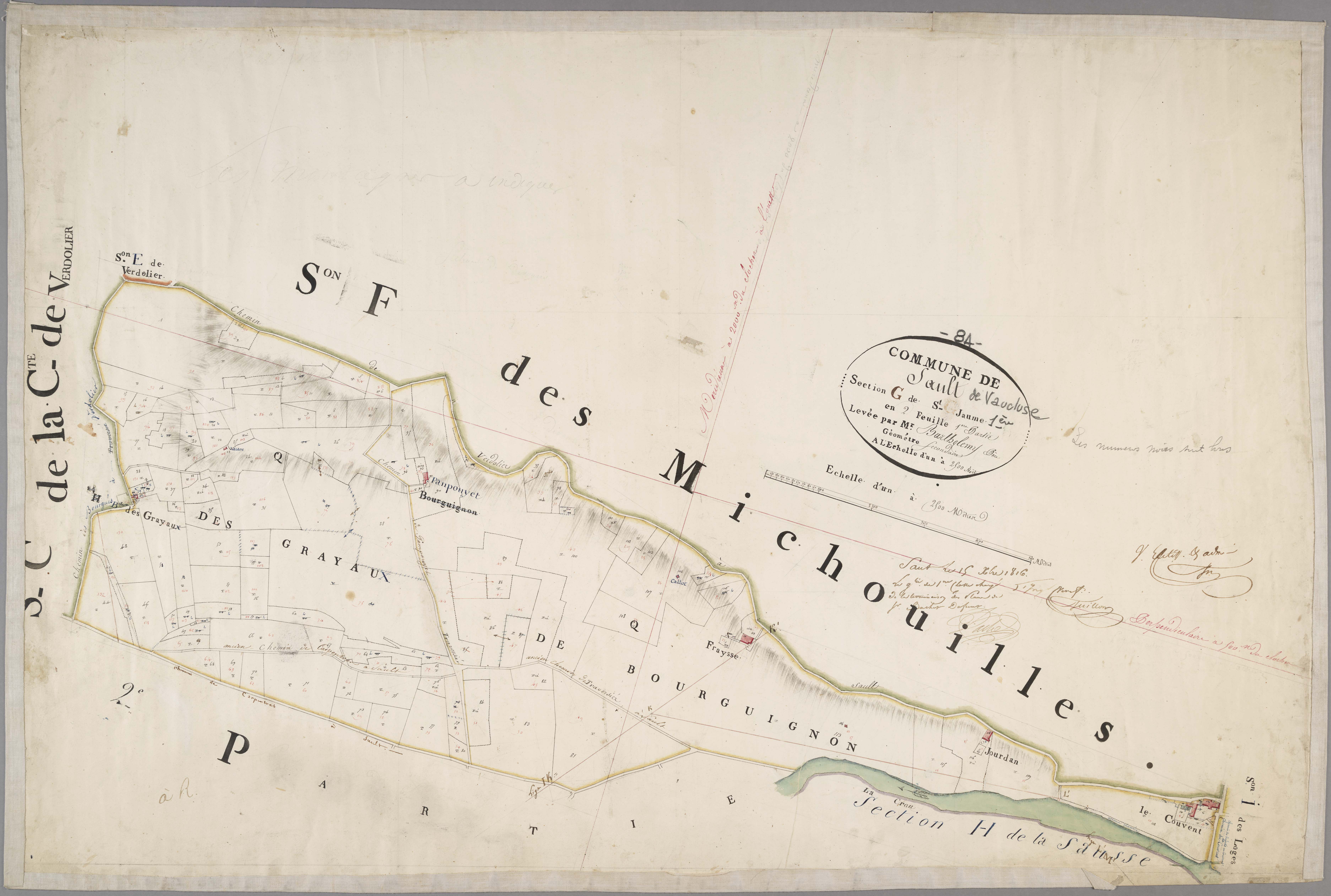 Sault - Feuille 1