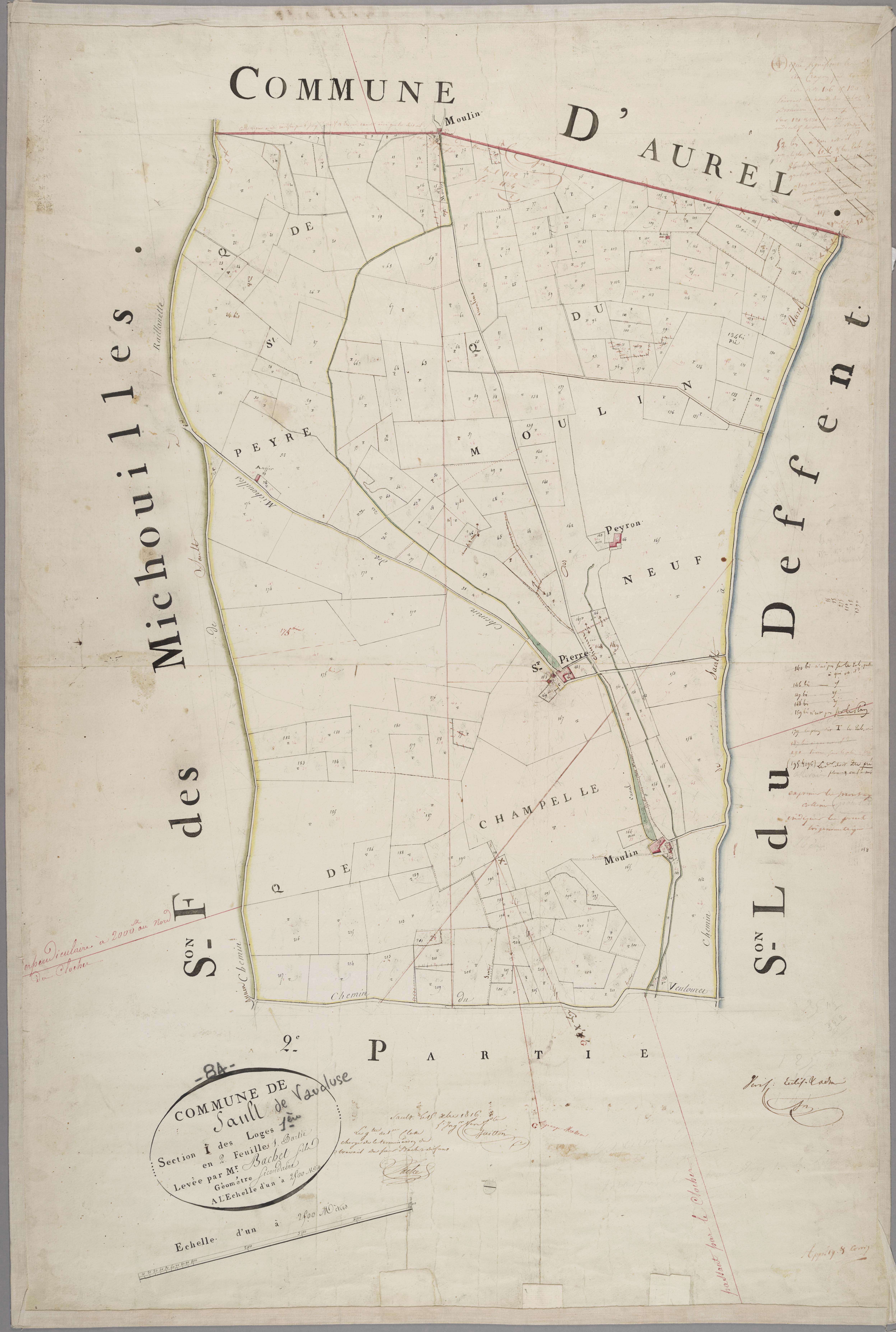 Sault - Feuille 1