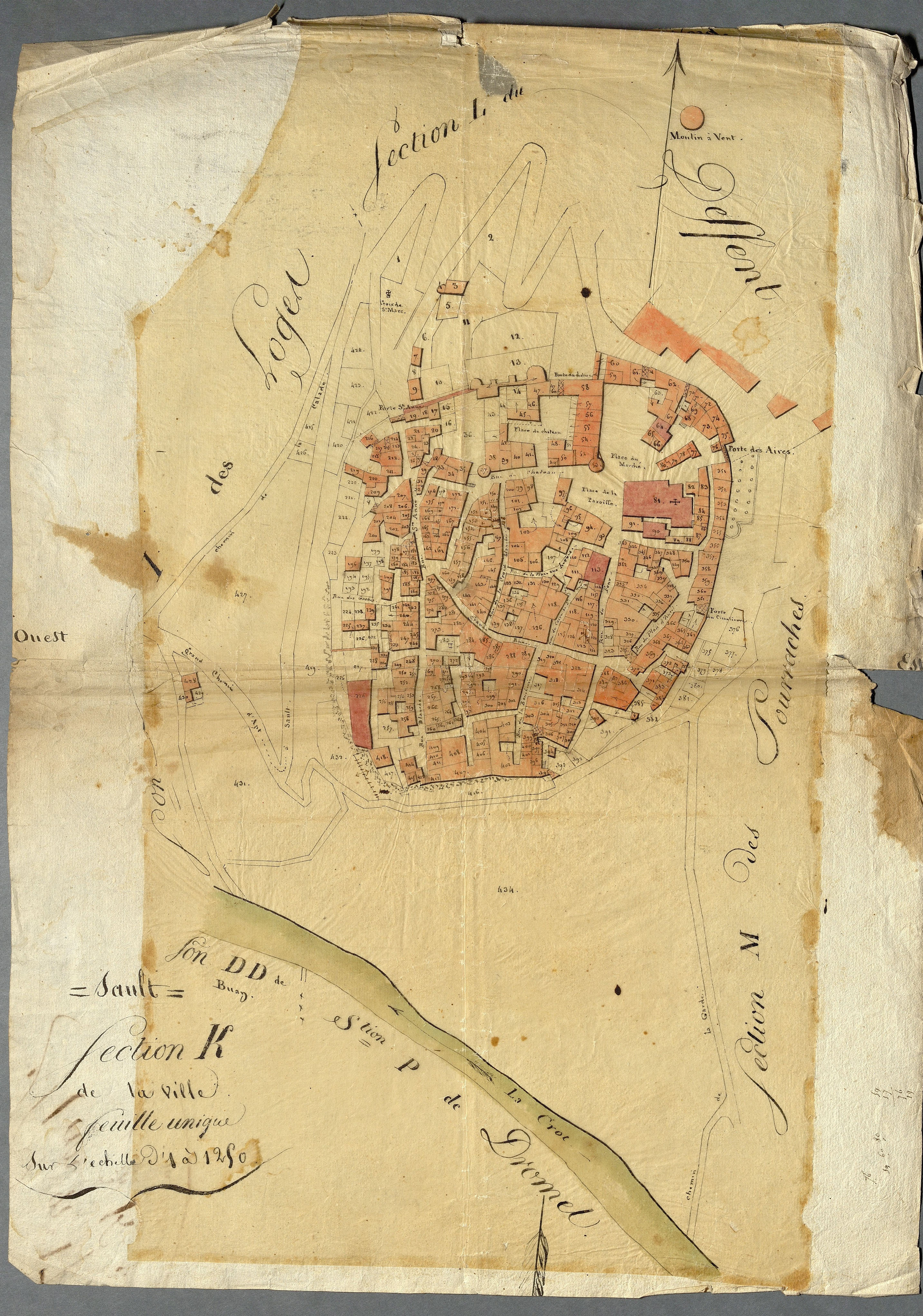 Sault - Feuille unique