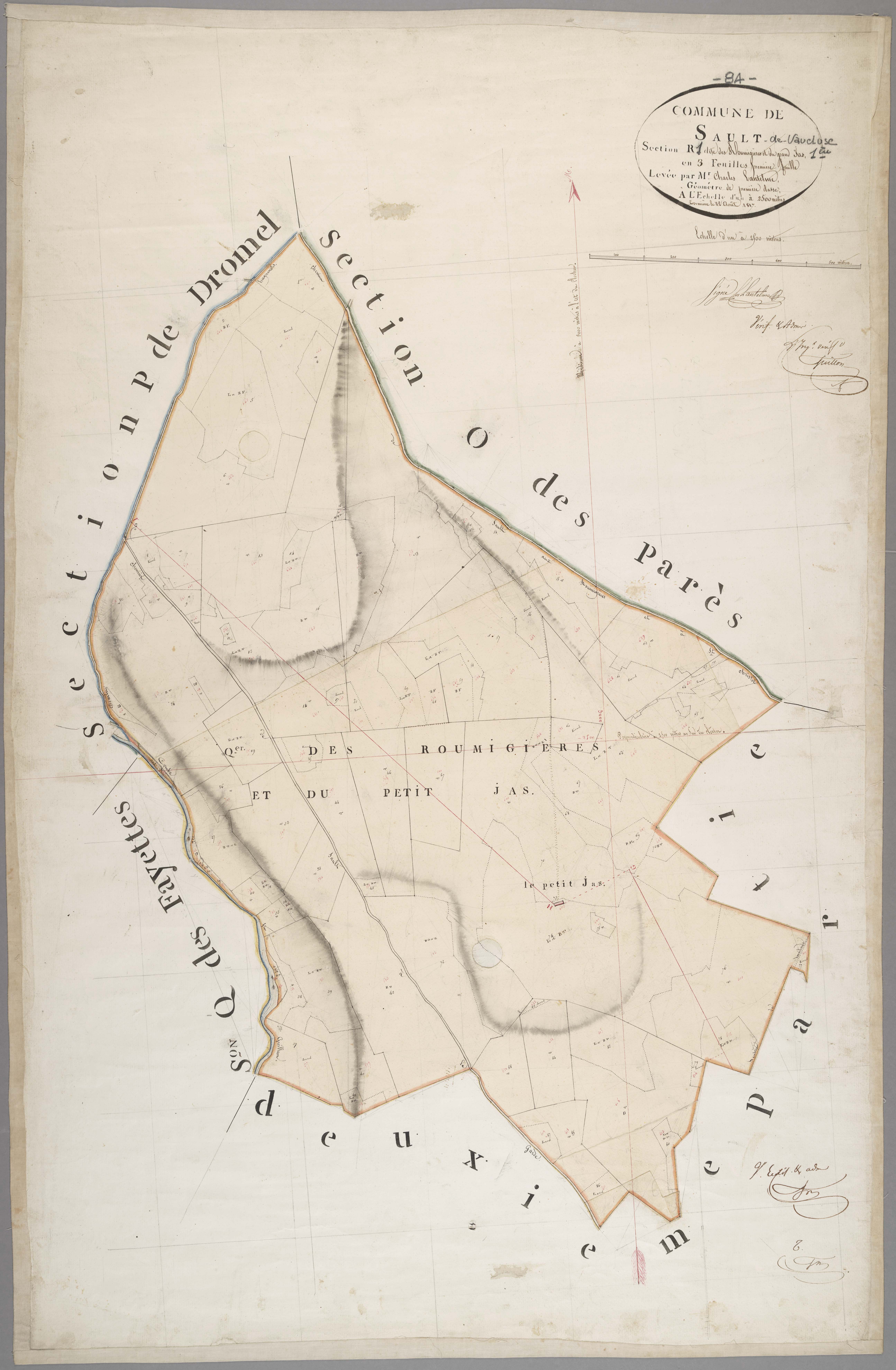 Sault - Feuille 1