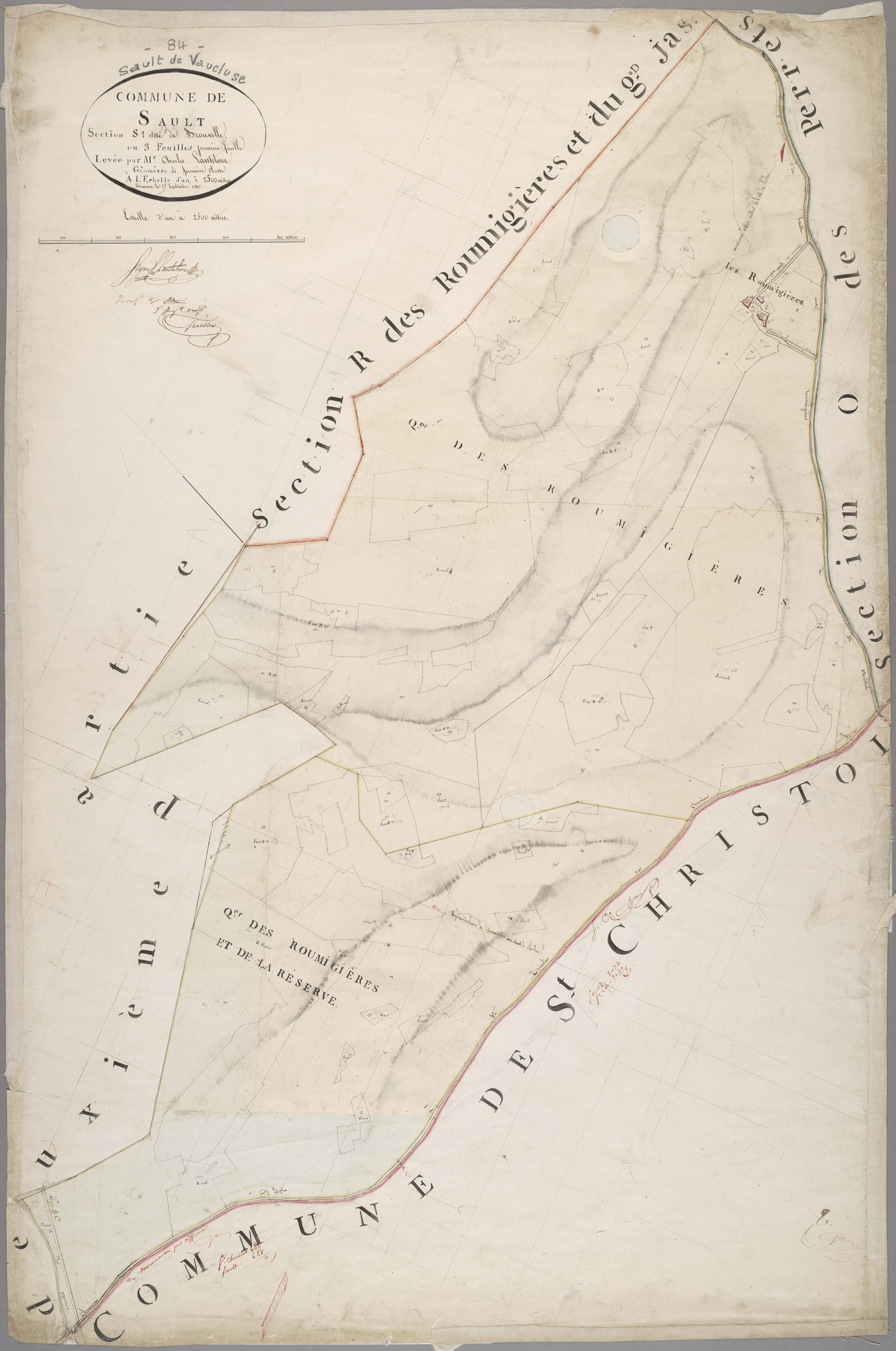 Sault - Feuille 1