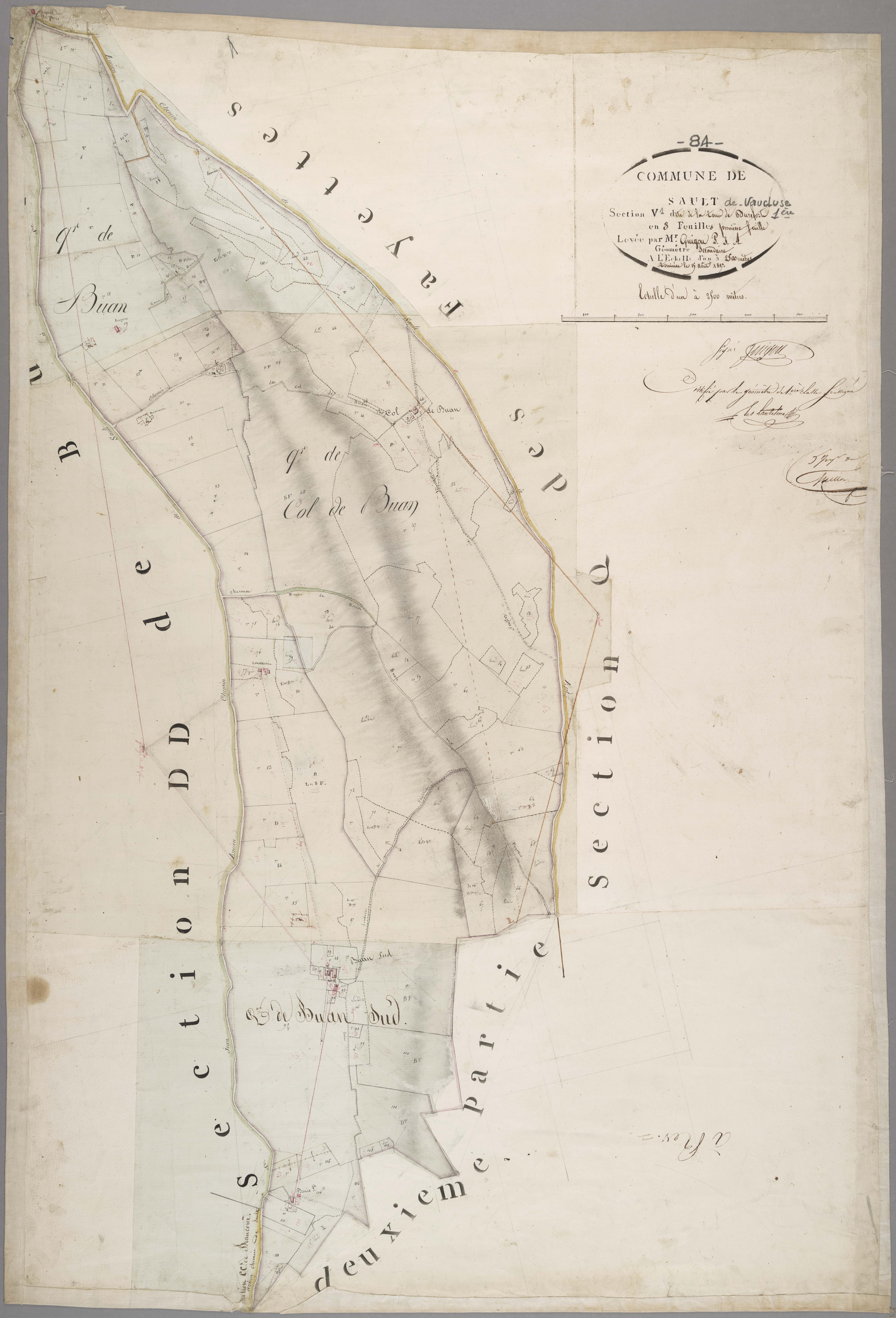 Sault - Feuille 1
