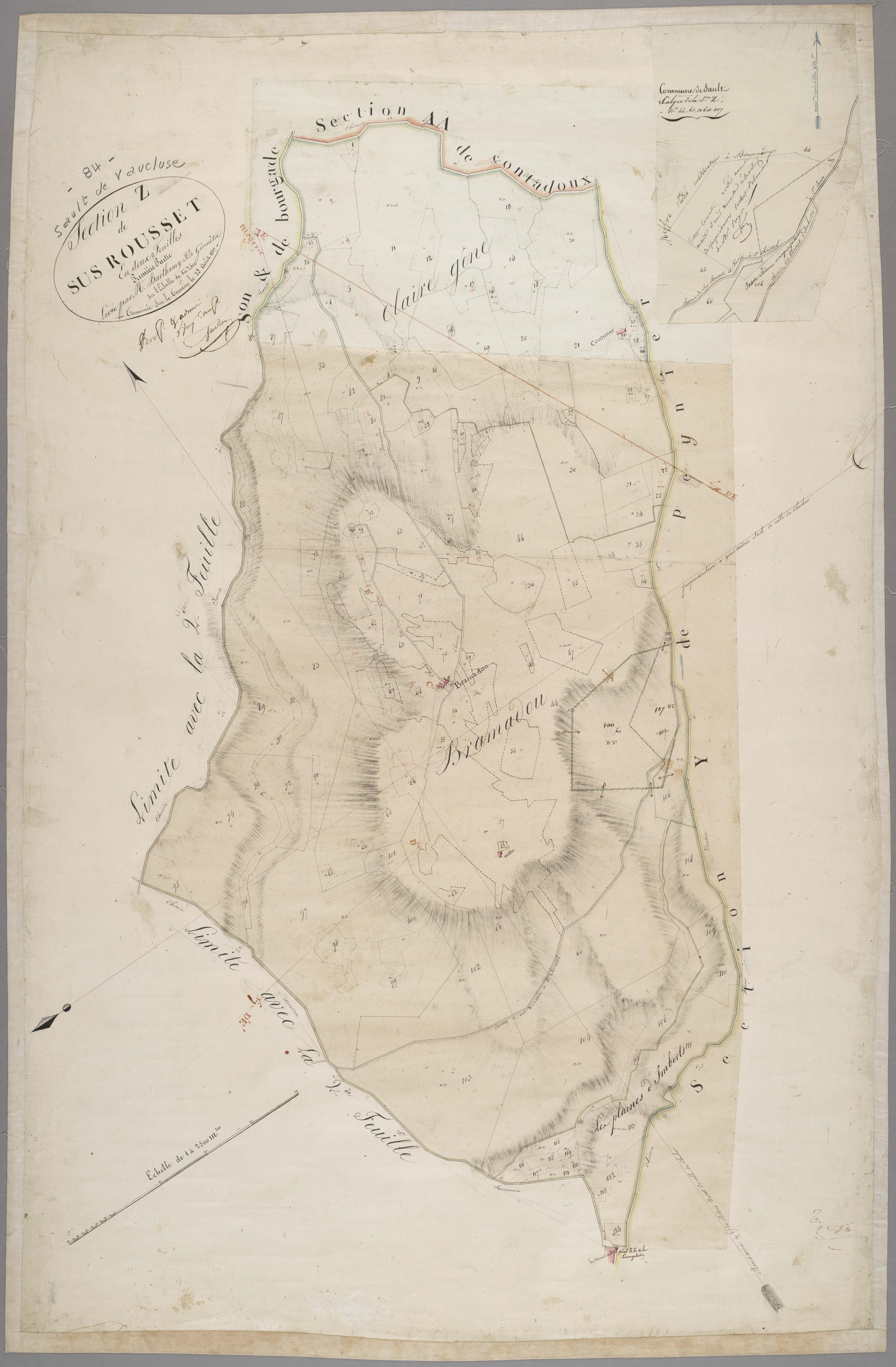 Sault - Feuille 1