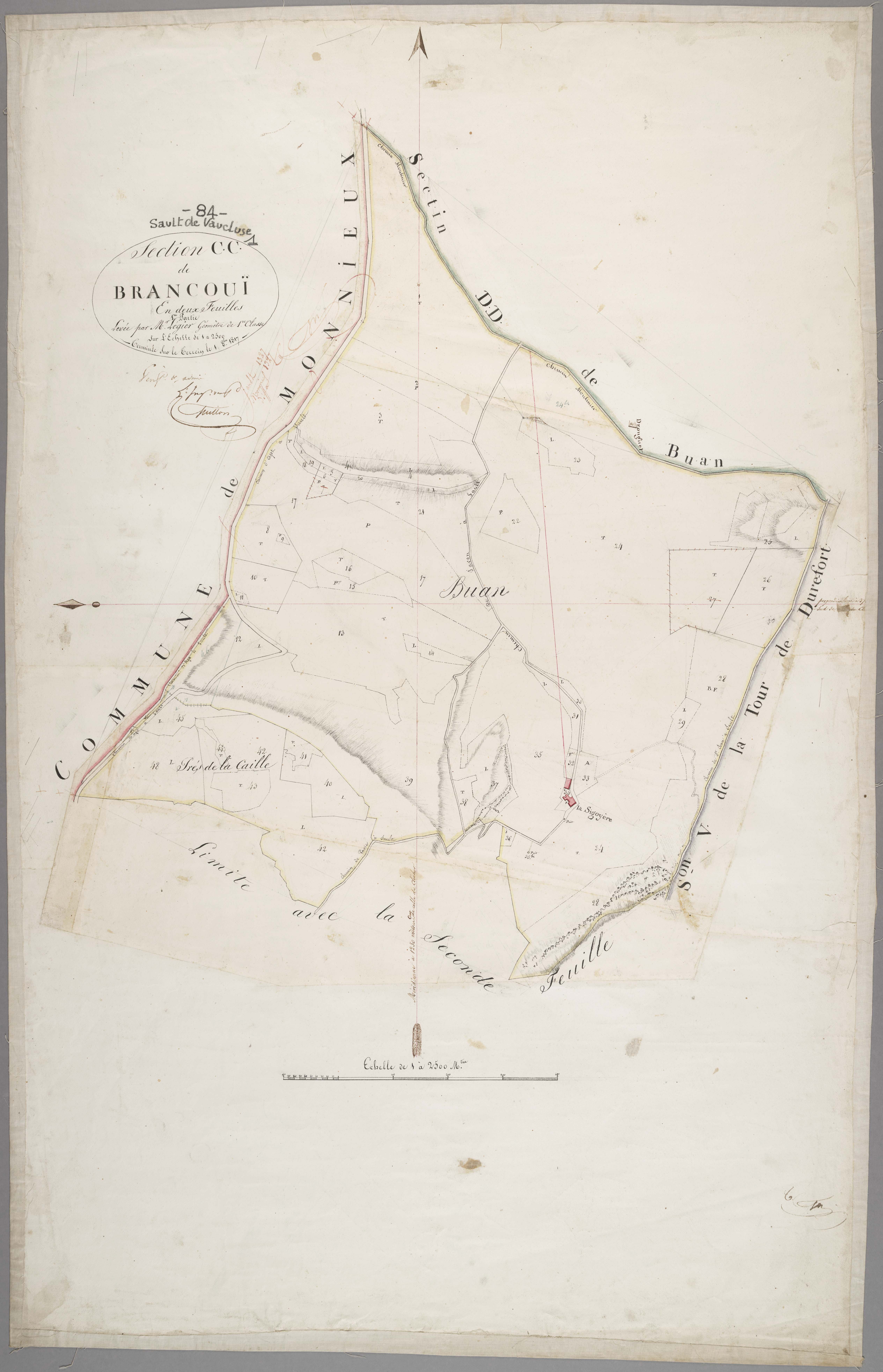 Sault - Feuille 1