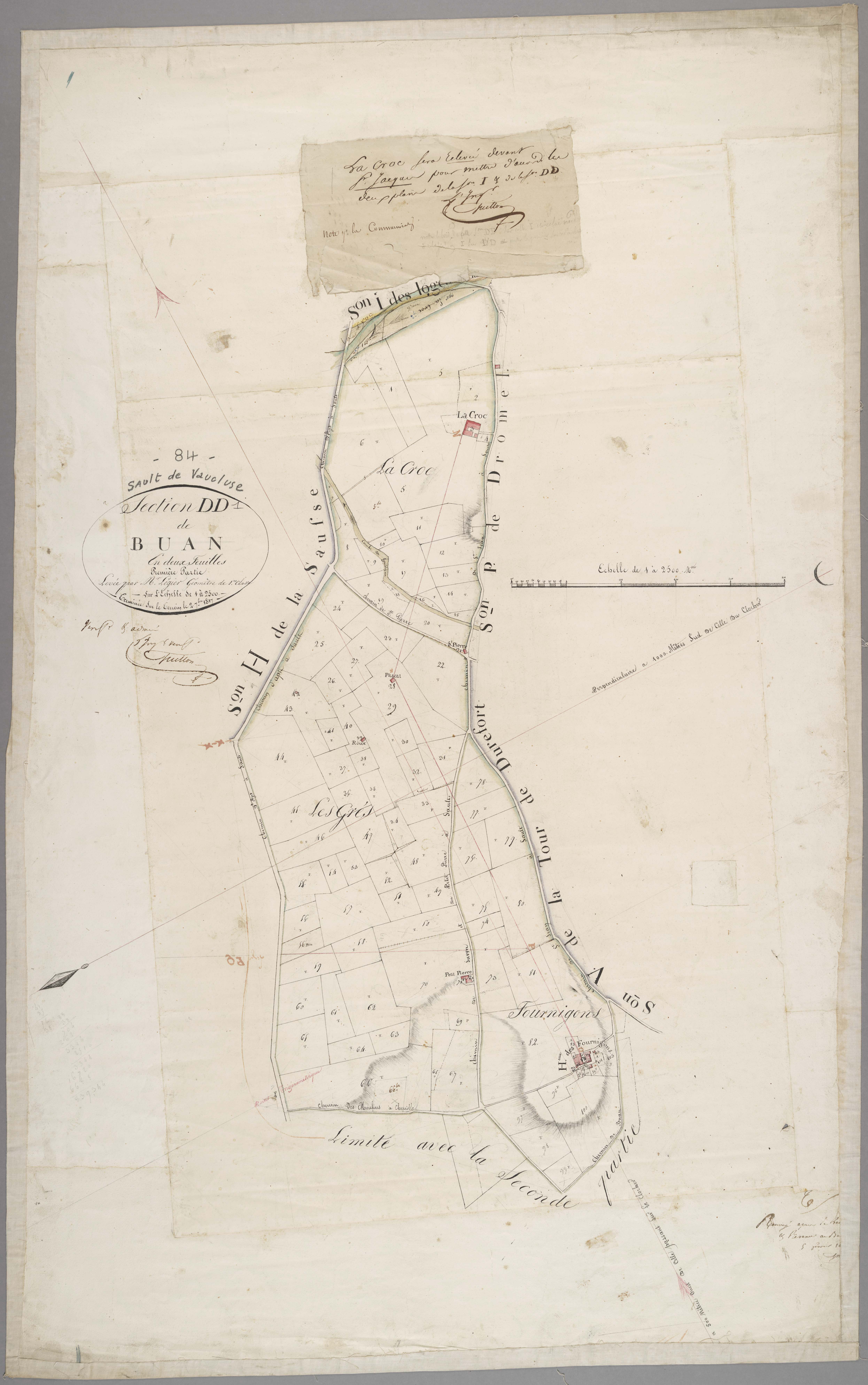 Sault - Feuille 1