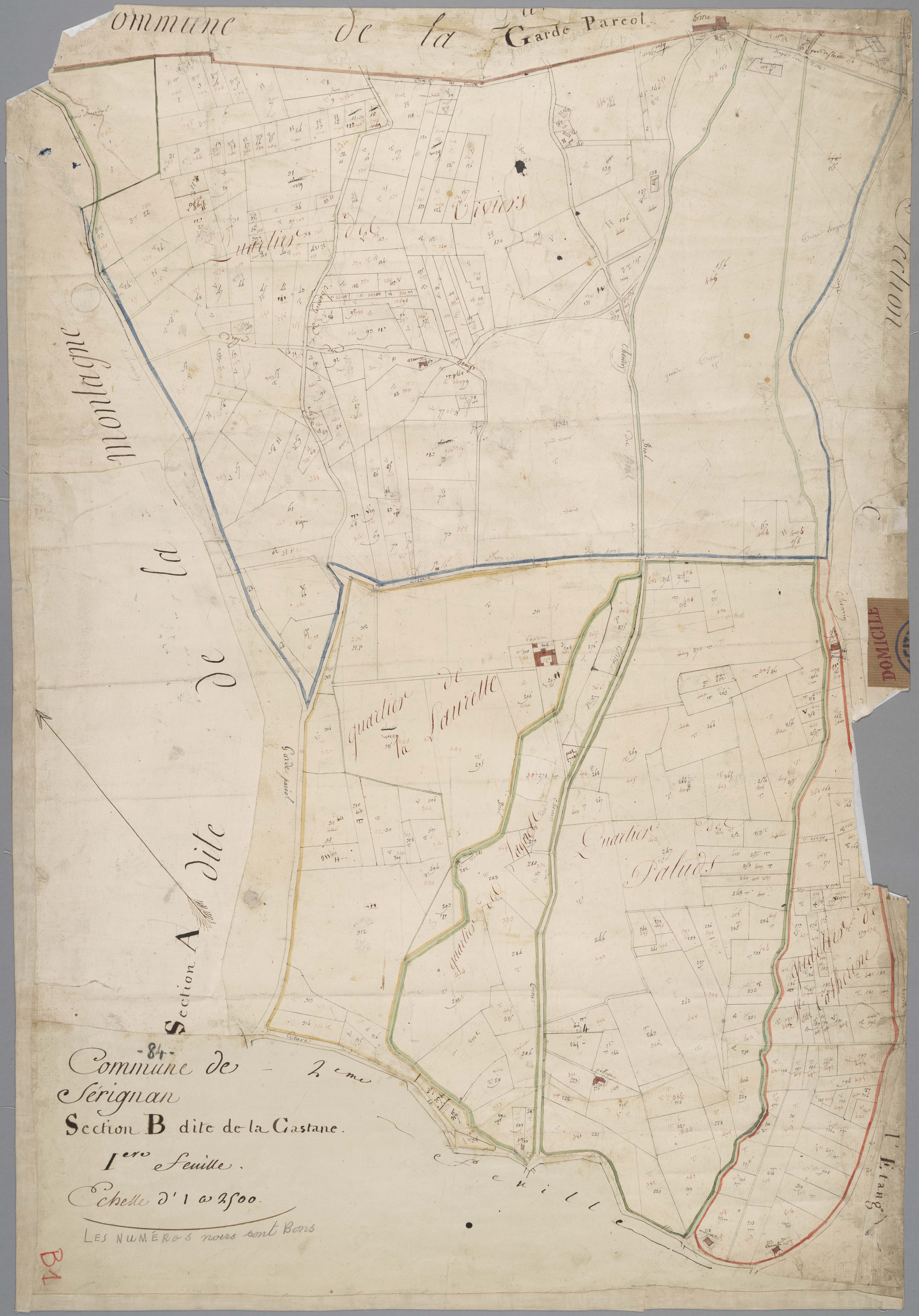Sérignan-du-Comtat - Feuille 1
