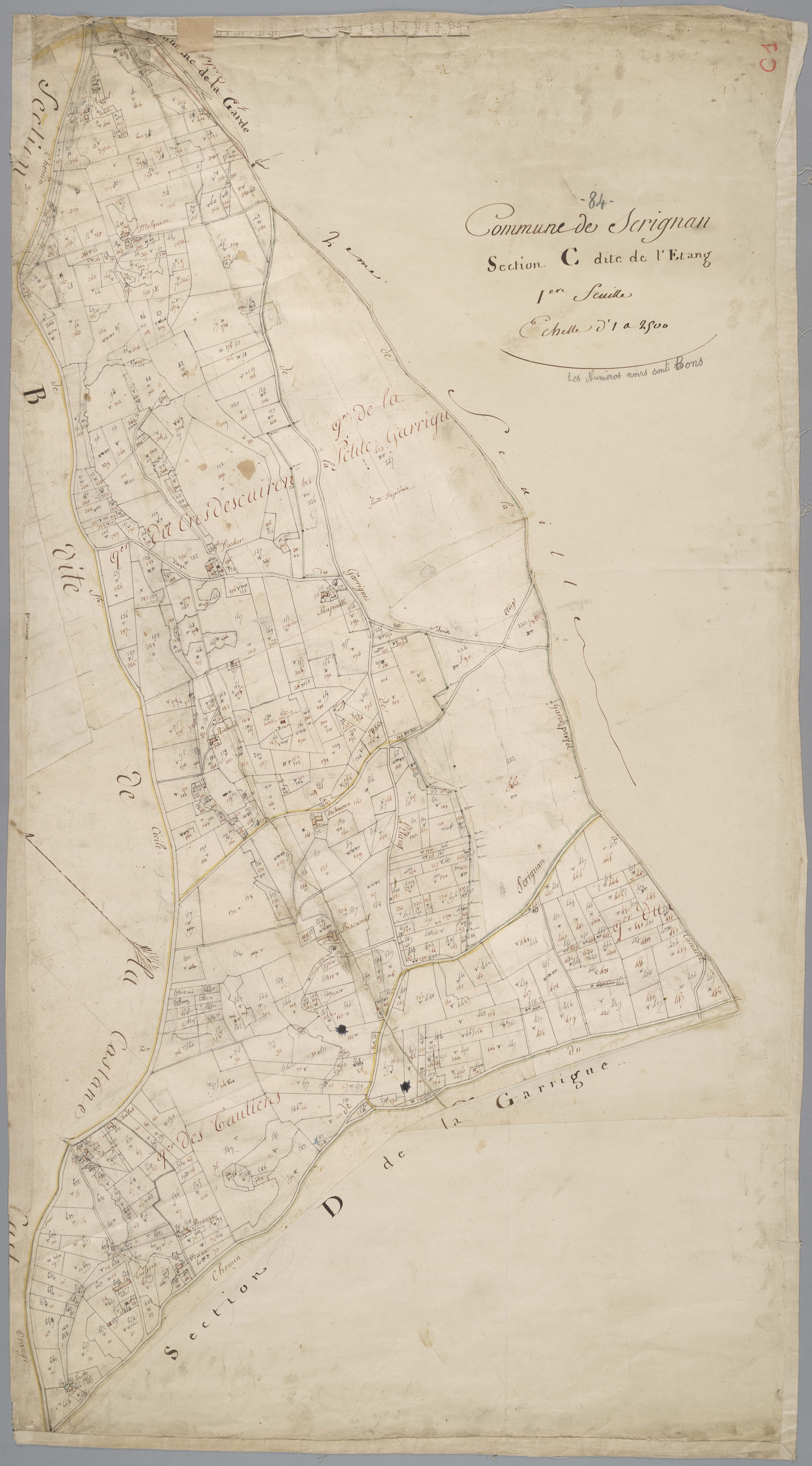 Sérignan-du-Comtat - Feuille 1