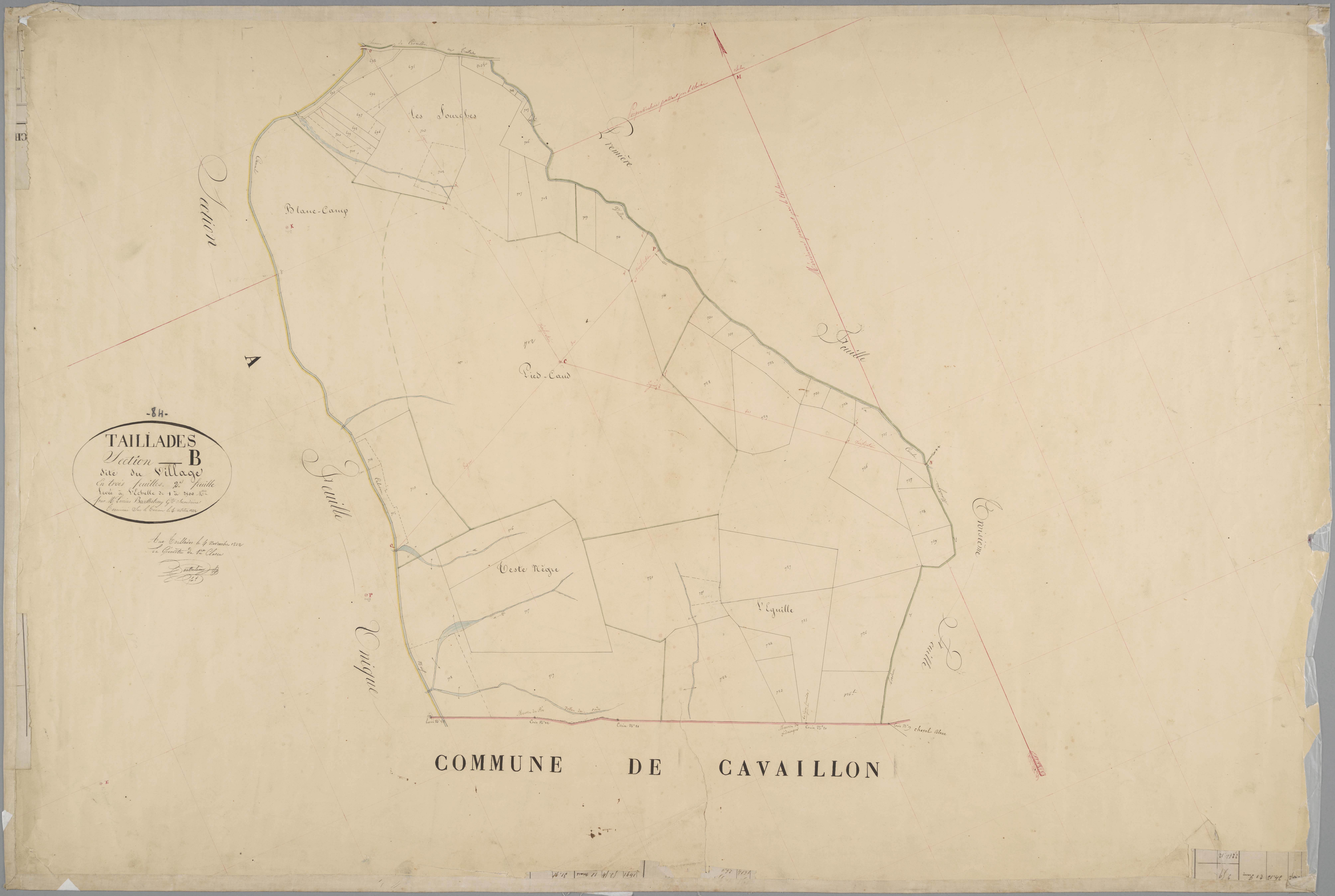 Taillades - Feuille 2