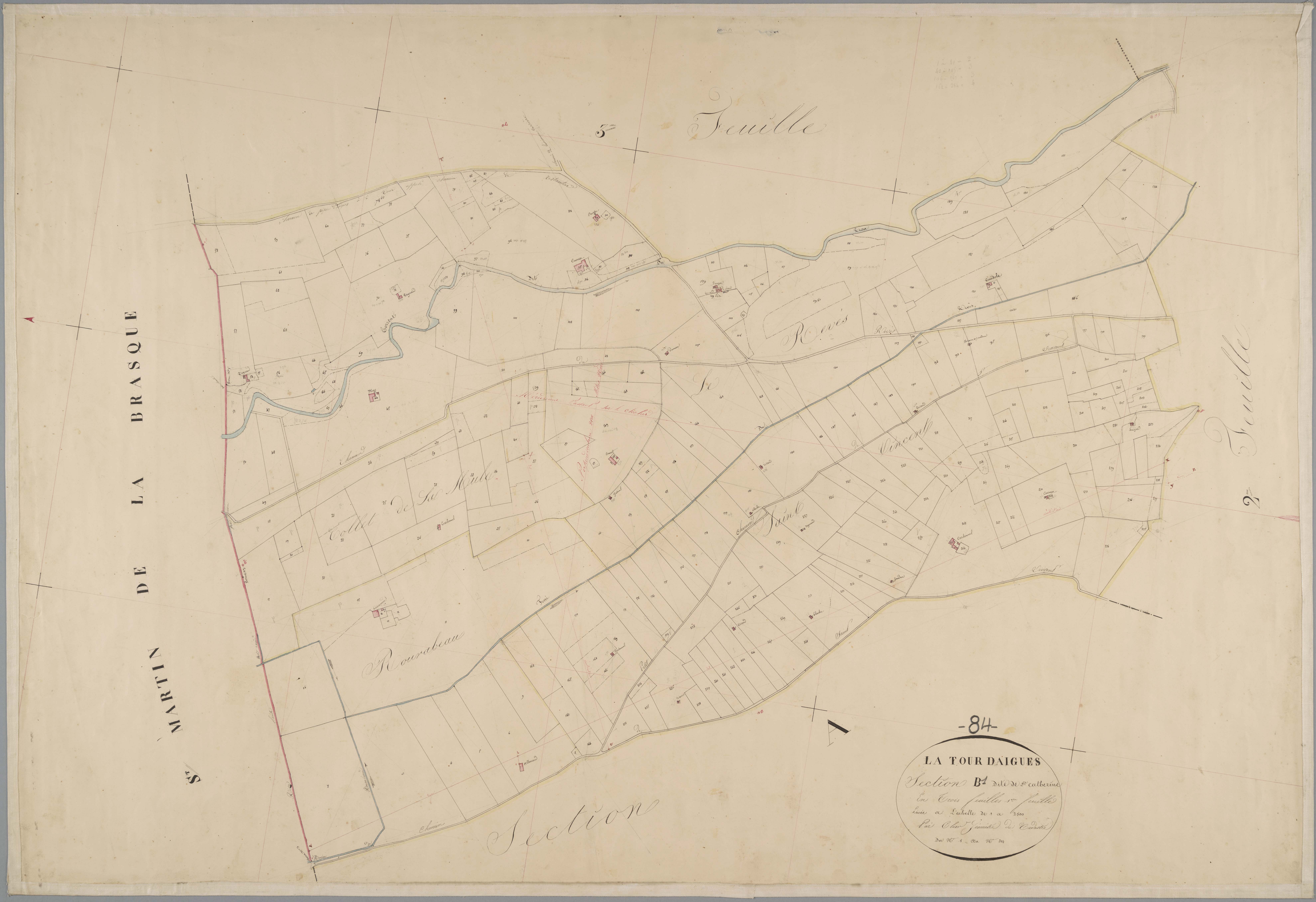 La Tour-d'Aigues - Feuille 1