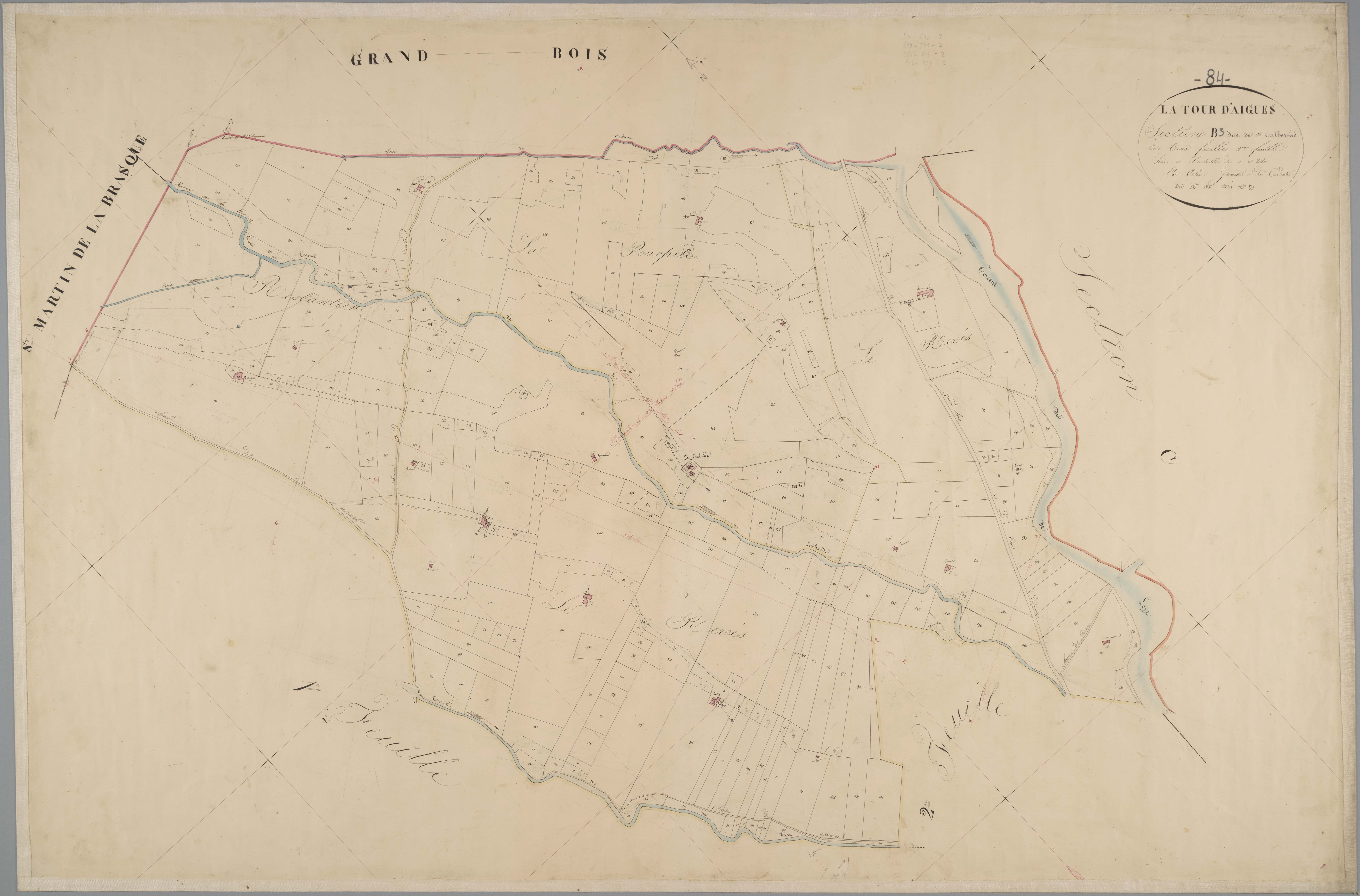 La Tour-d'Aigues - Feuille 3