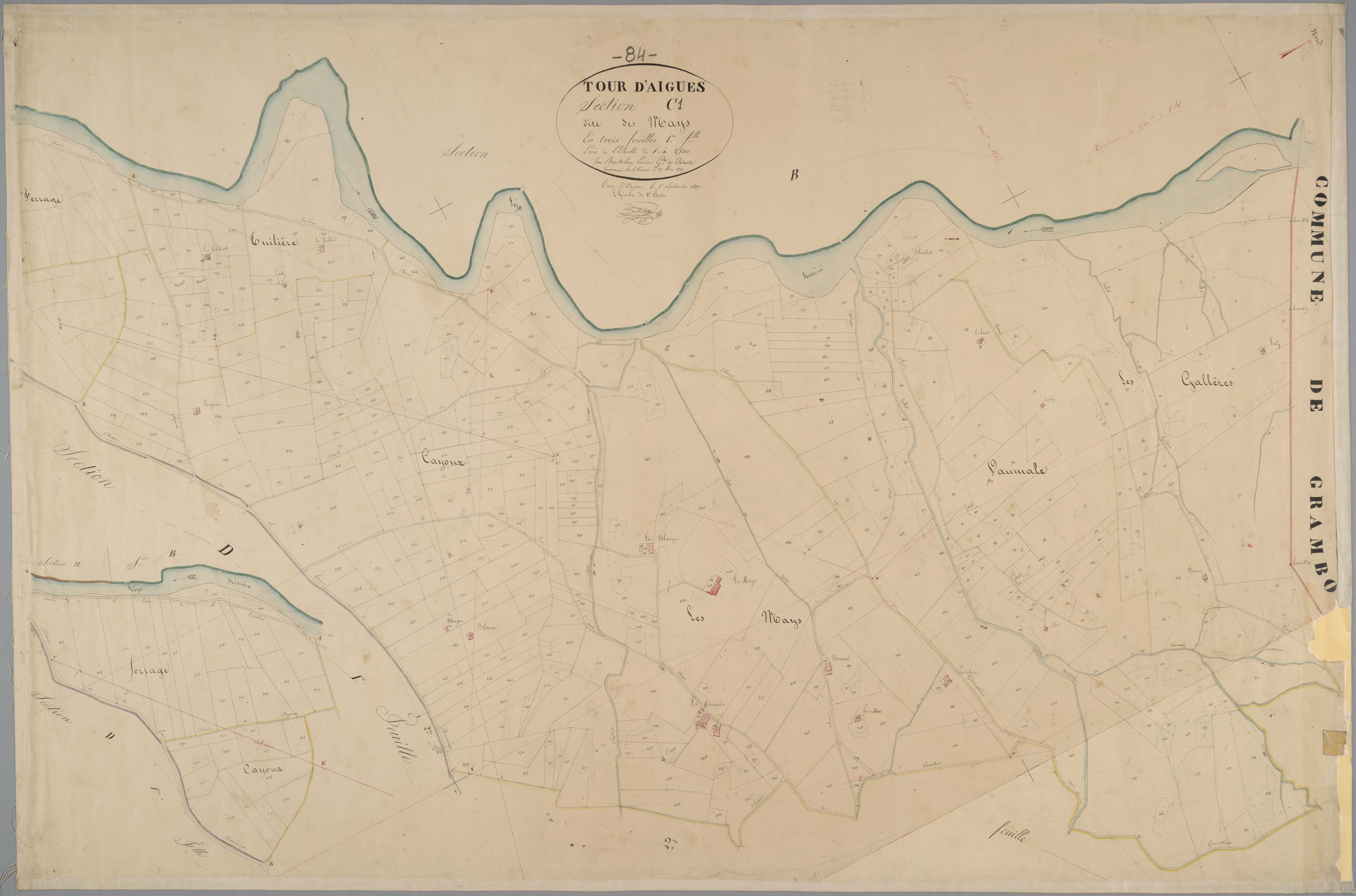 La Tour-d'Aigues - Feuille 1