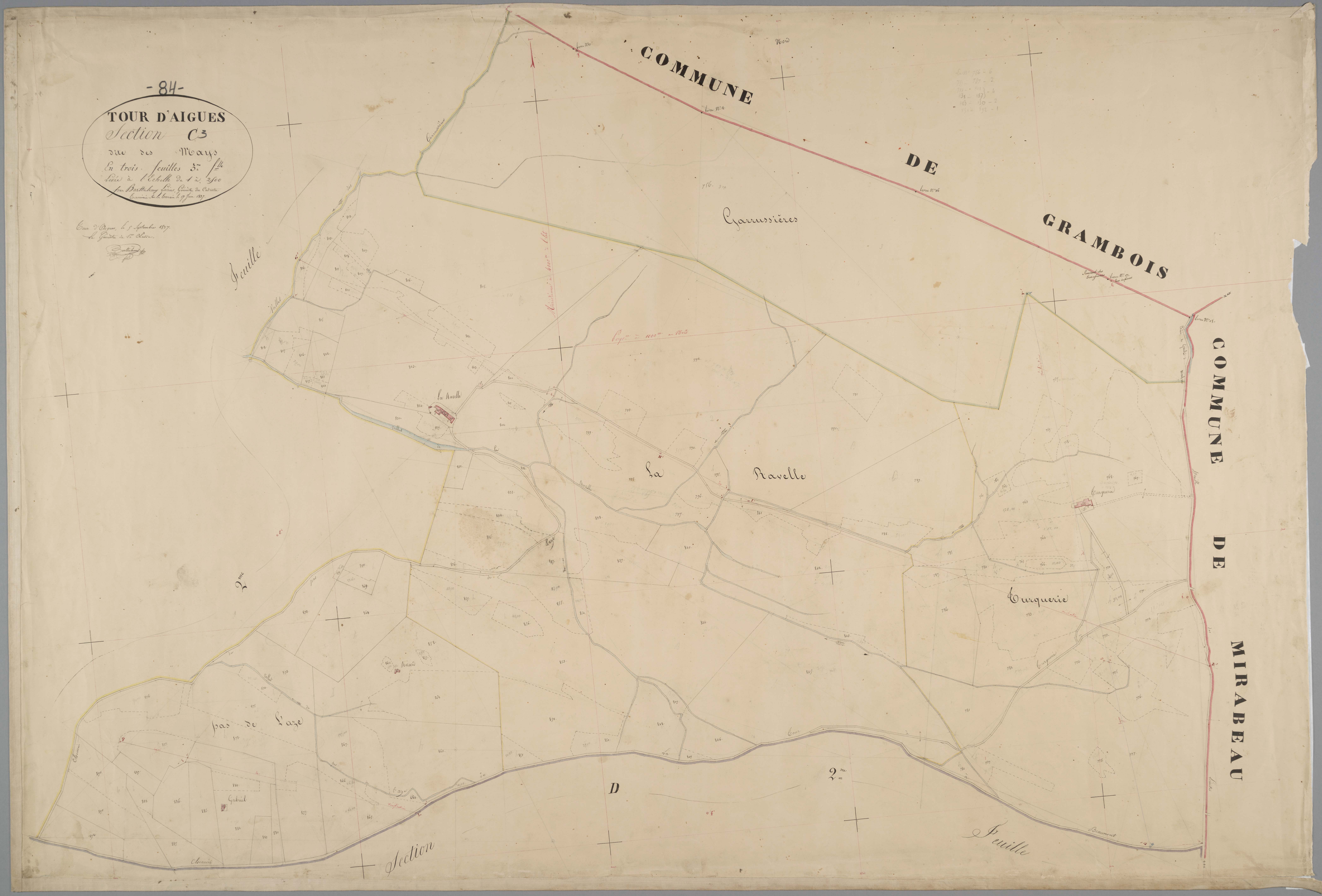 La Tour-d'Aigues - Feuille 3