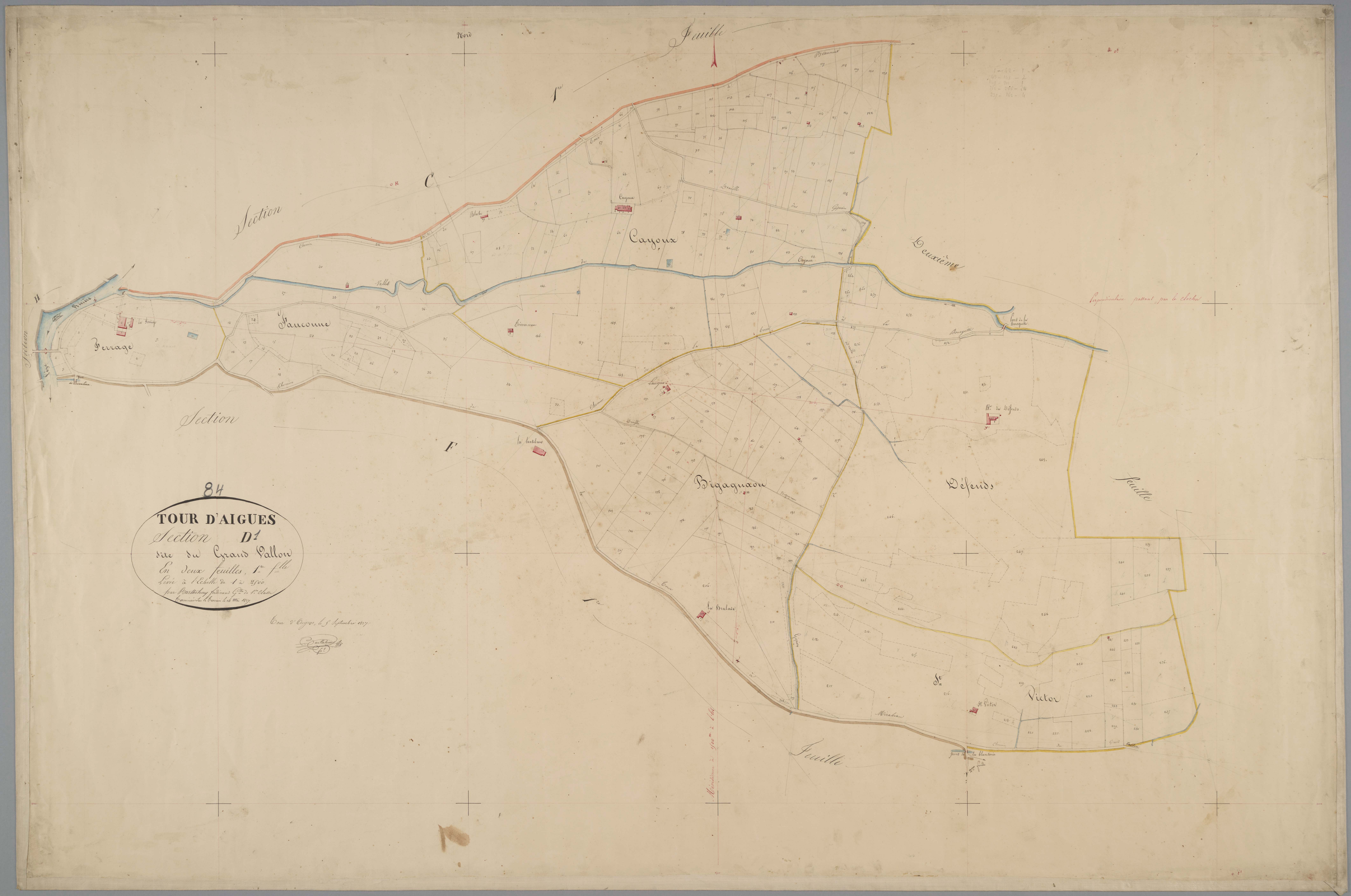 La Tour-d'Aigues - Feuille 1