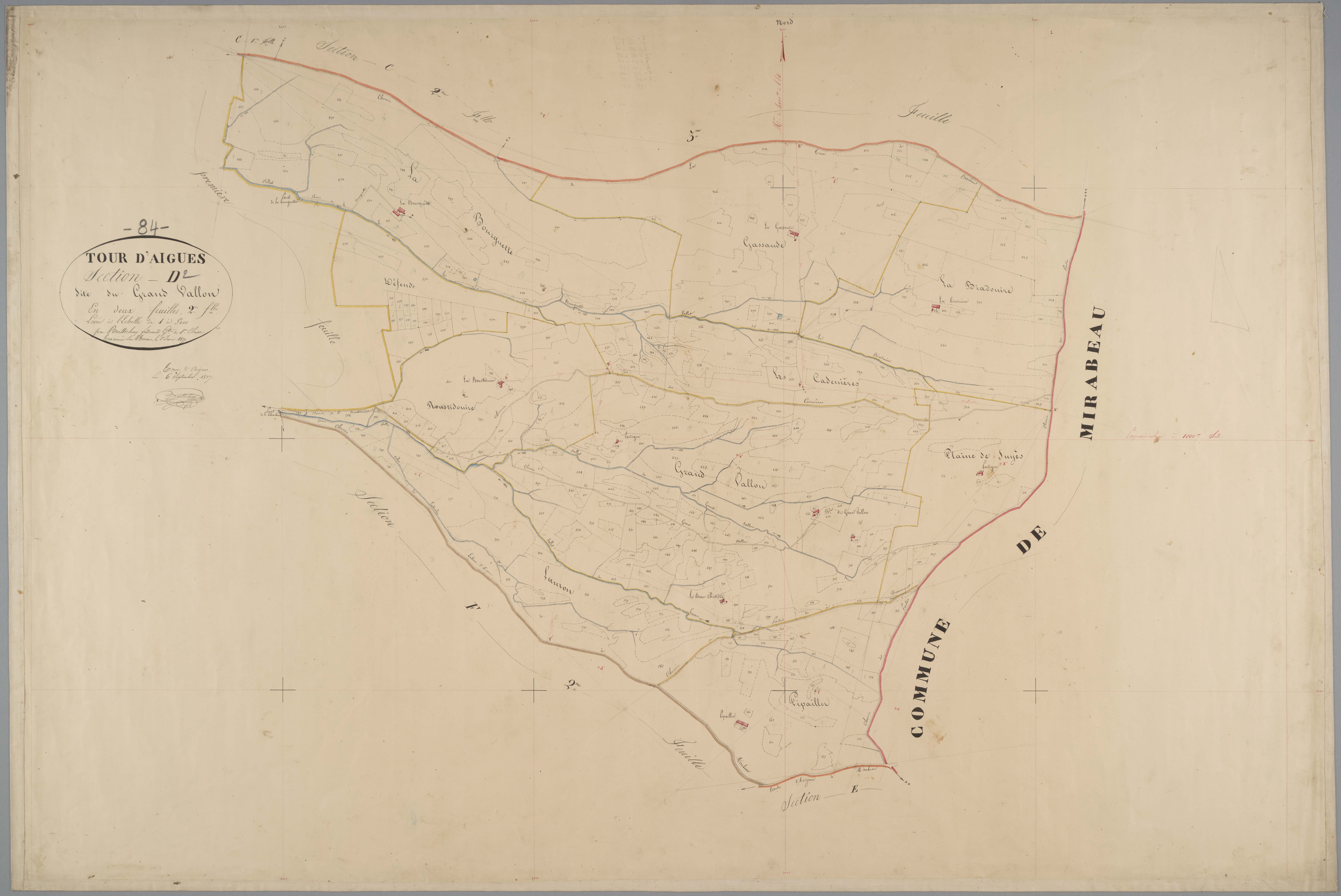 La Tour-d'Aigues - Feuille 2