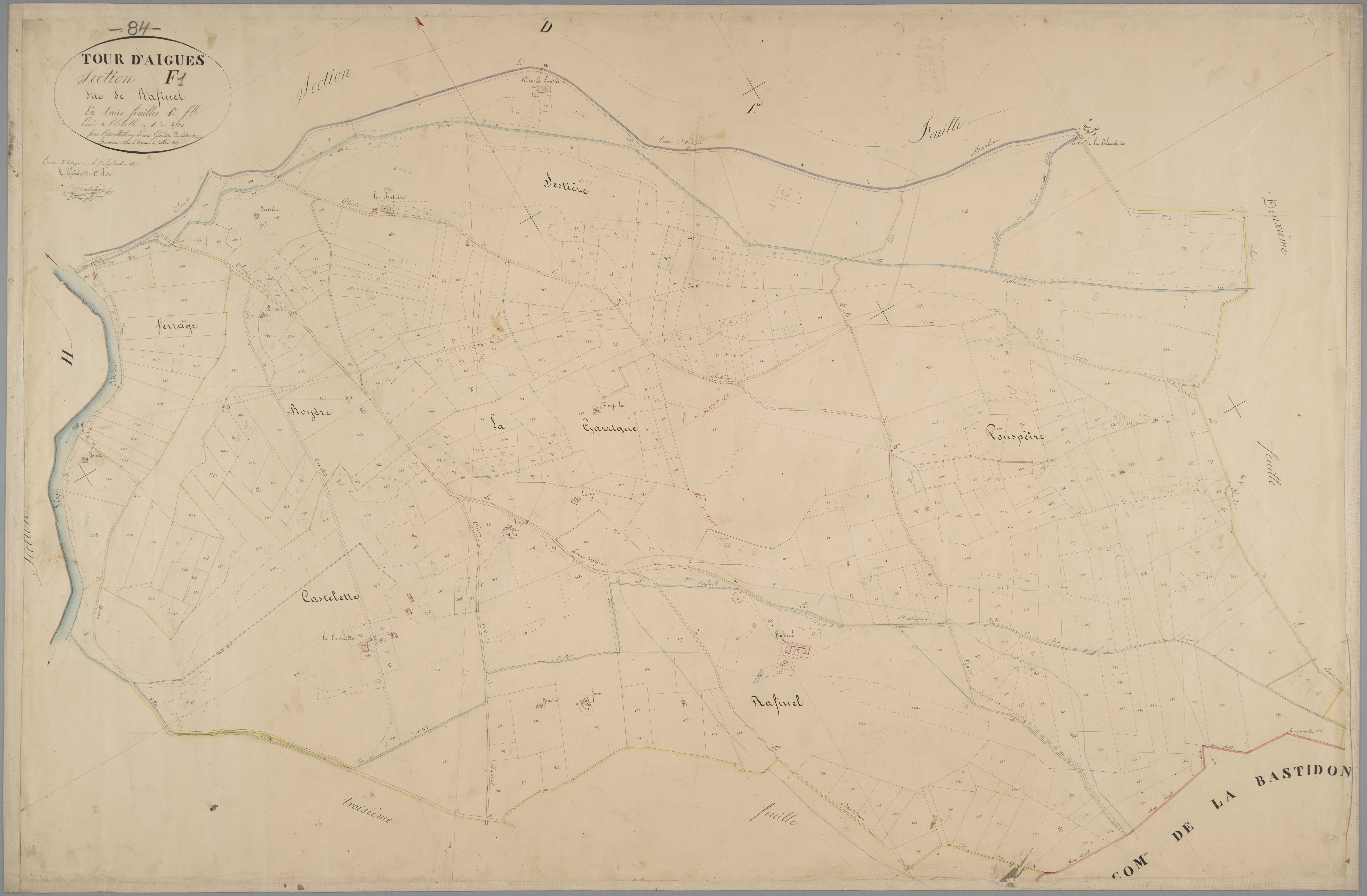 La Tour-d'Aigues - Feuille 1
