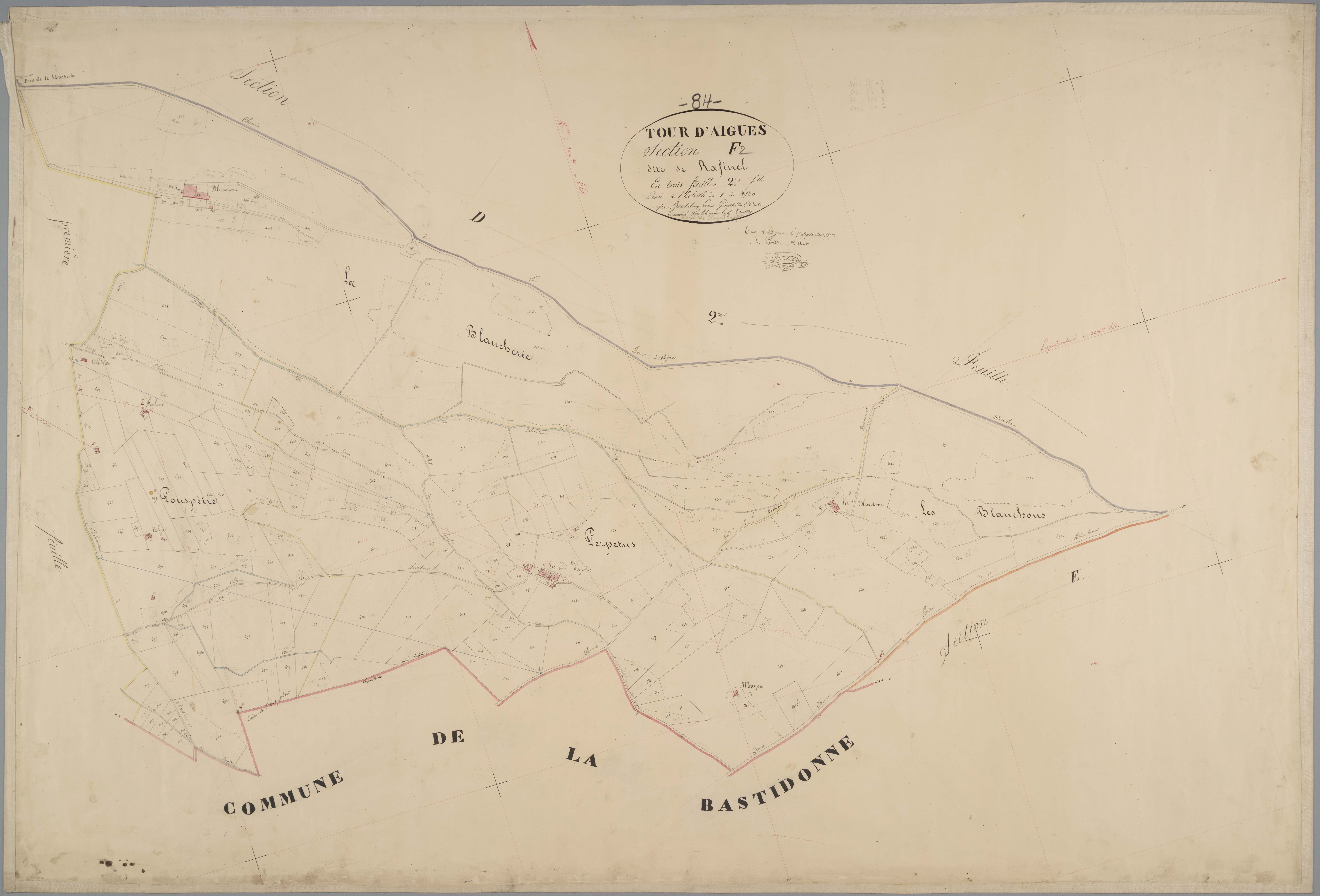 La Tour-d'Aigues - Feuille 2