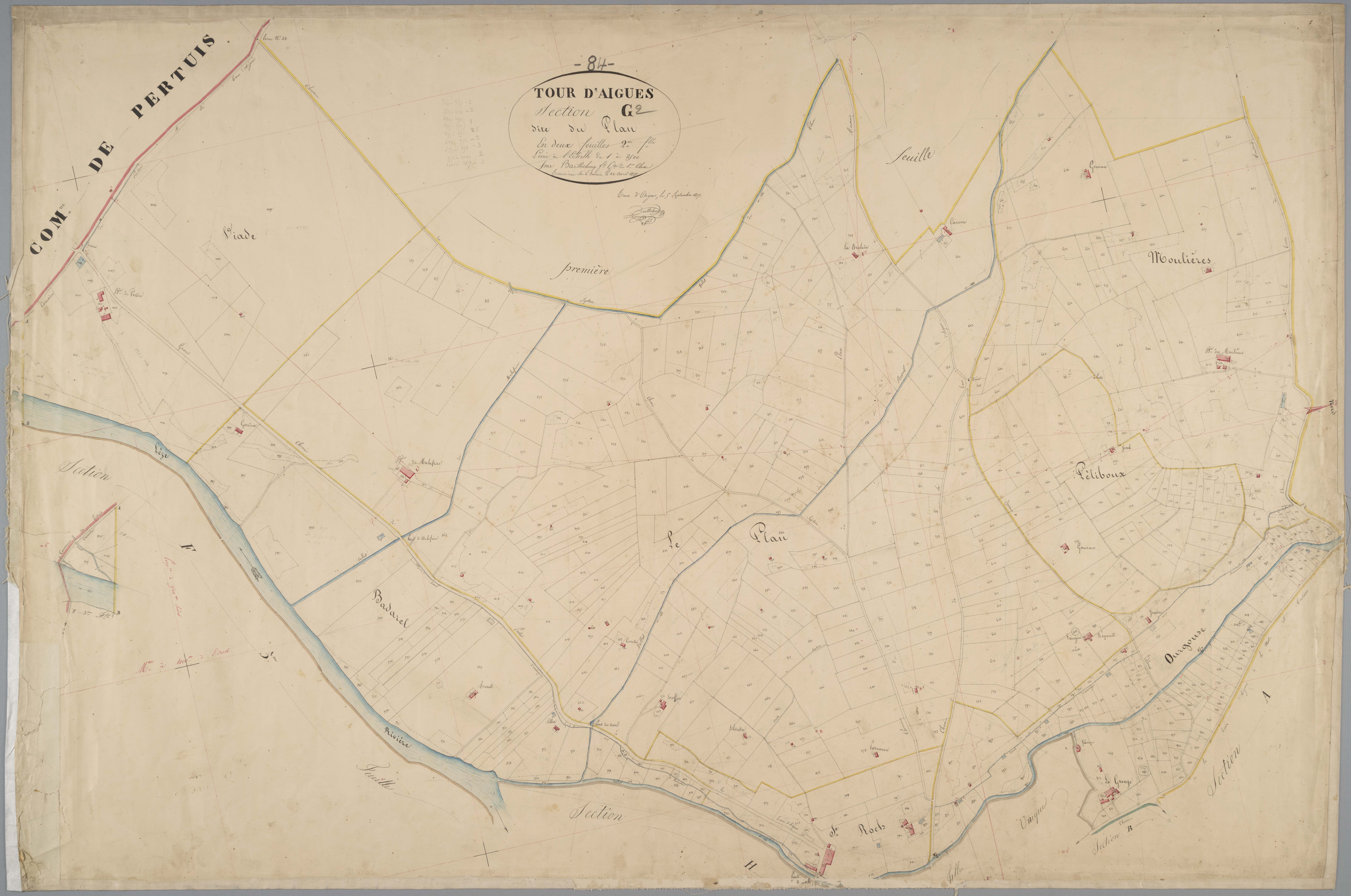 La Tour-d'Aigues - Feuille 2