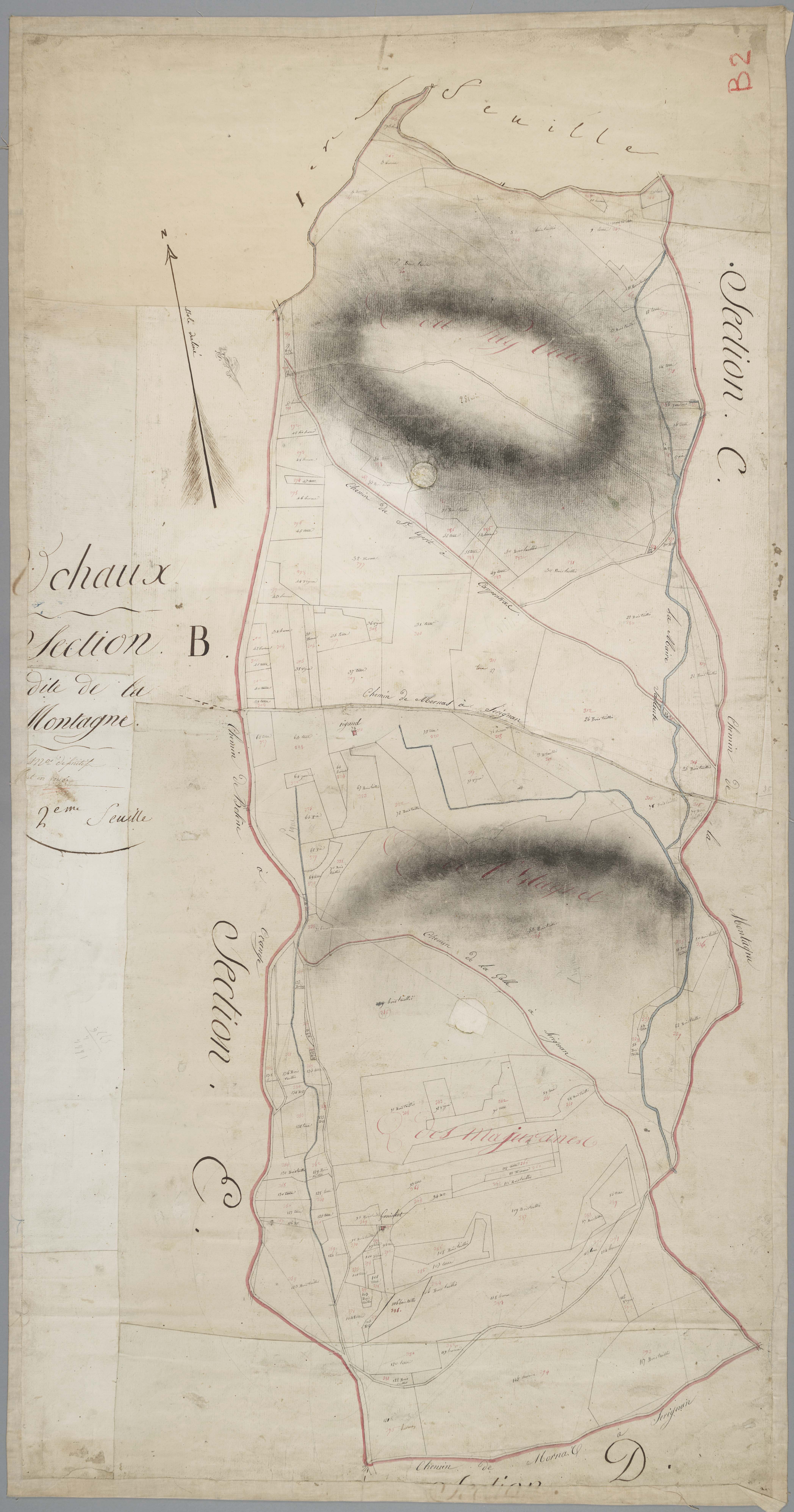 Uchaux - Feuille 2
