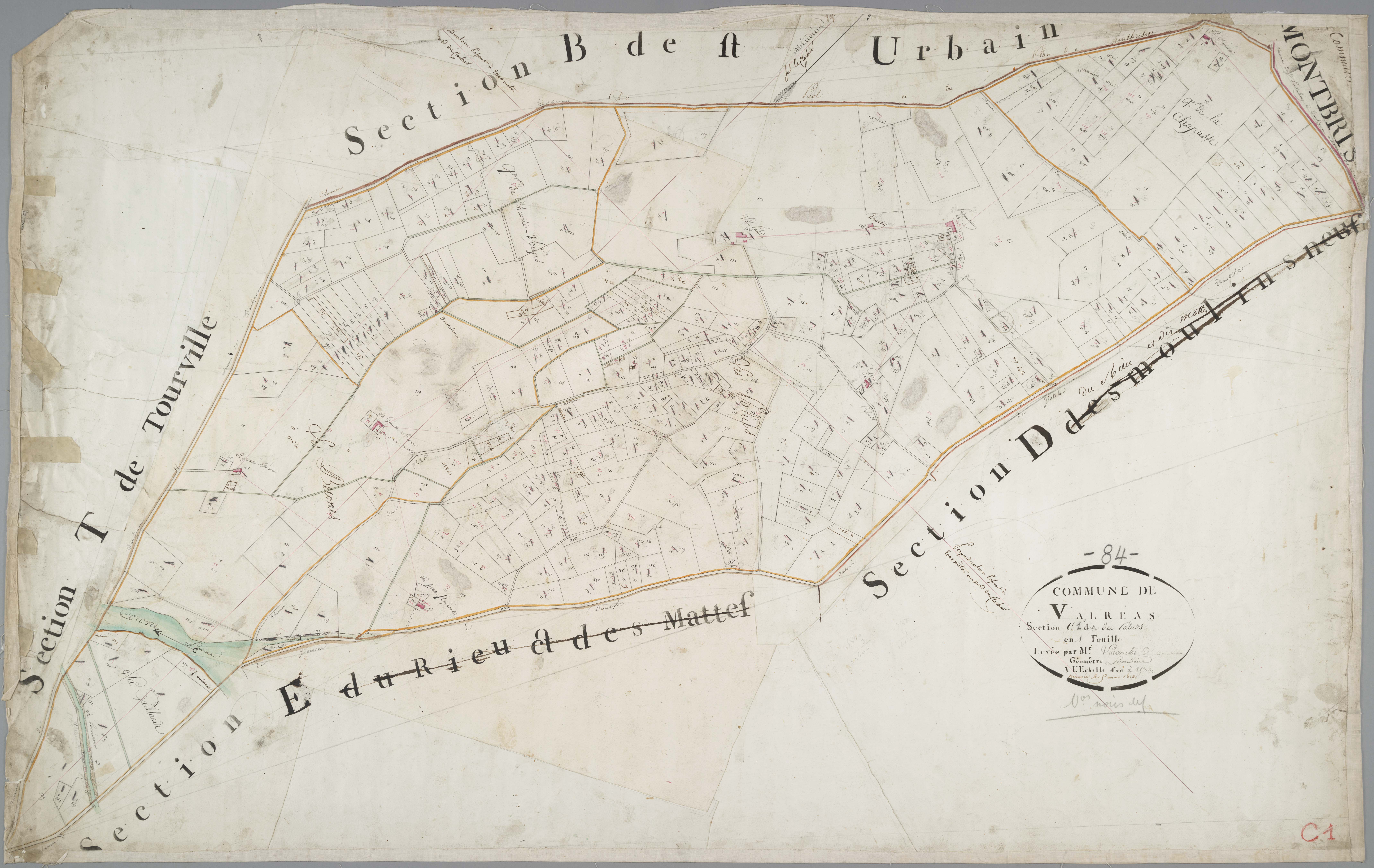 Valréas - Feuille unique