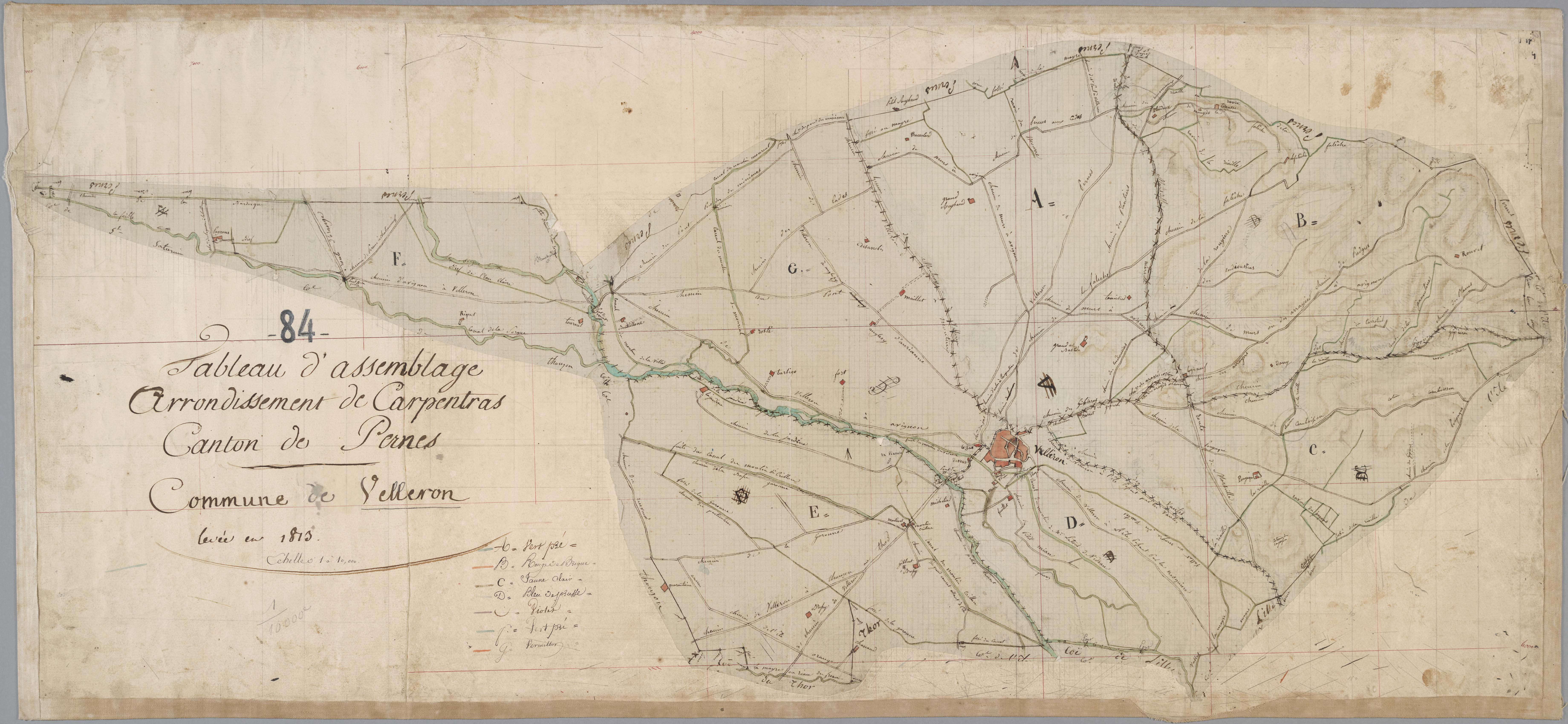Velleron - Tableau d'assemblage