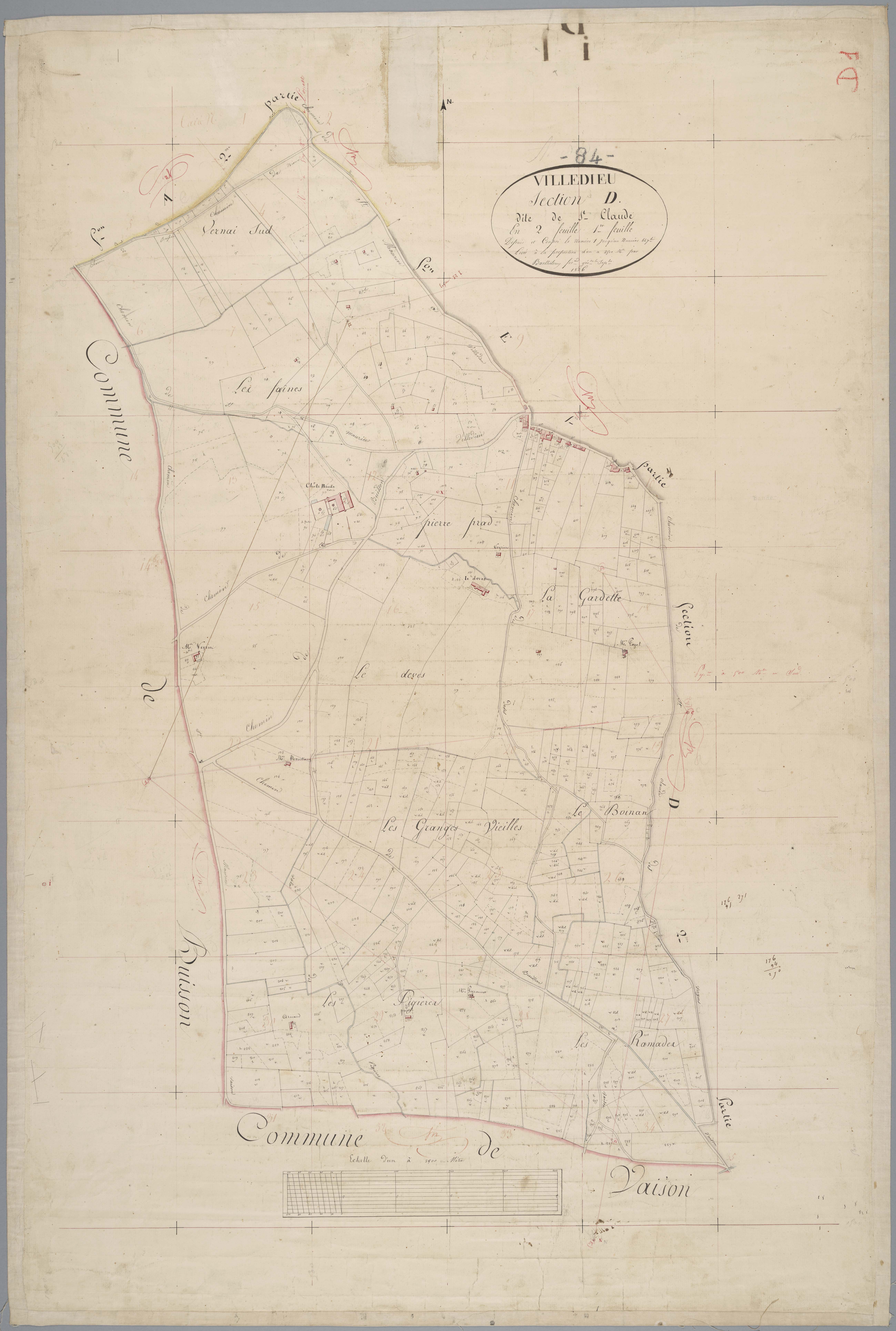 Villedieu - Feuille 1