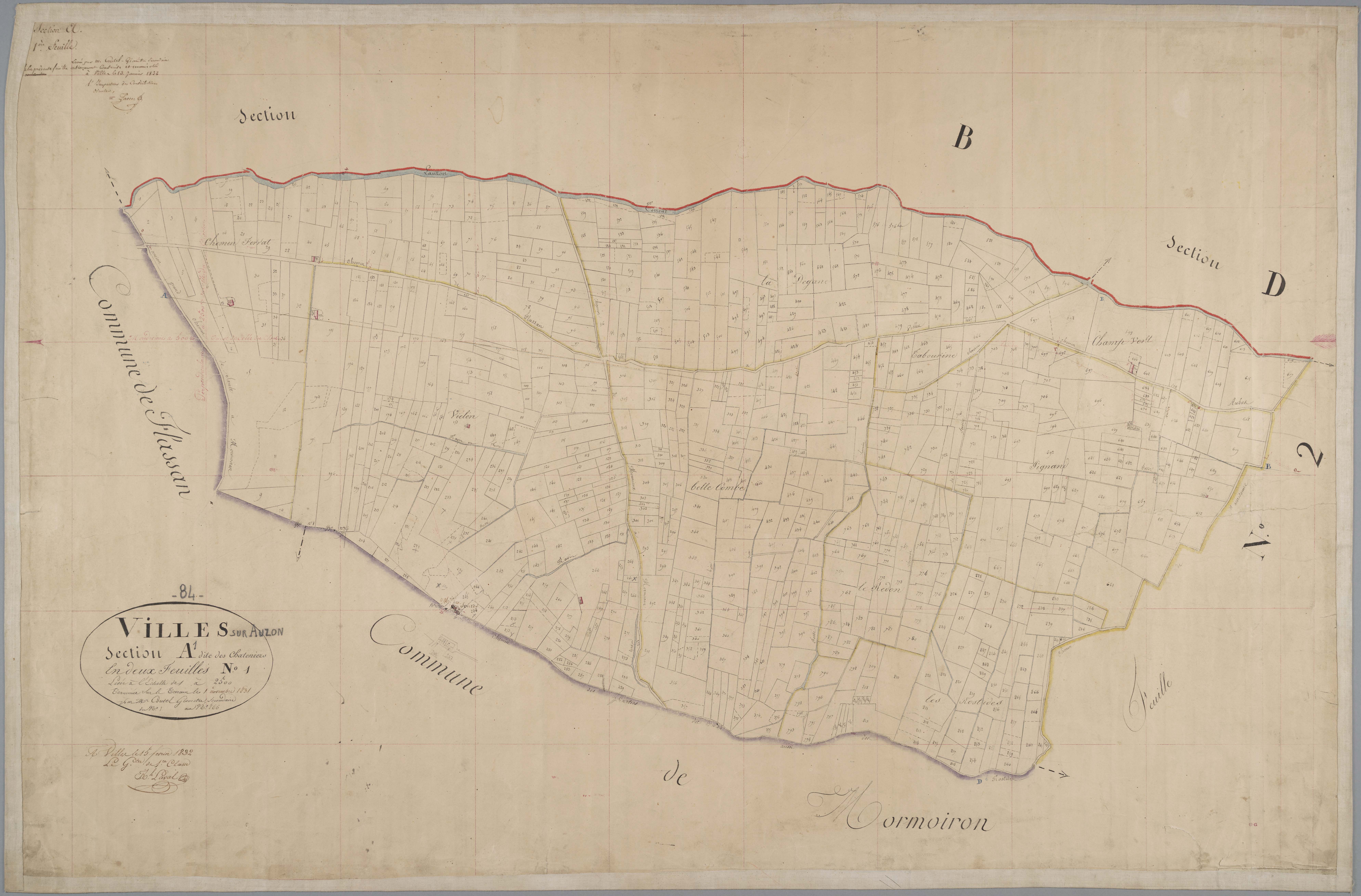Villes-sur-Auzon - Feuille 2