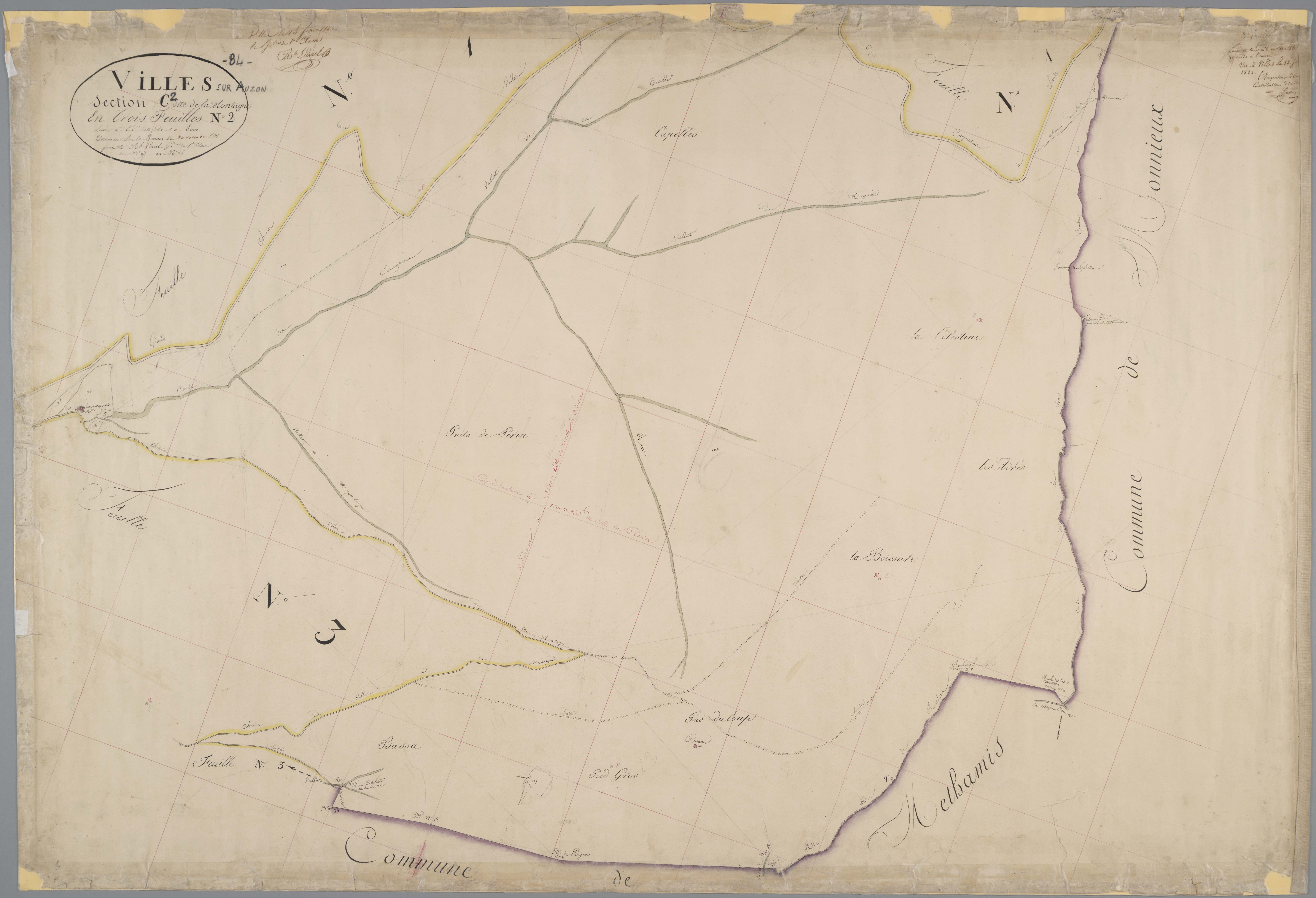 Villes-sur-Auzon - Feuille 2